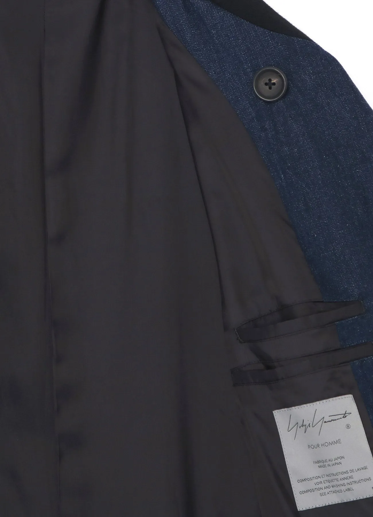 014/1 135/2 FLANNEL X DENIM COAT