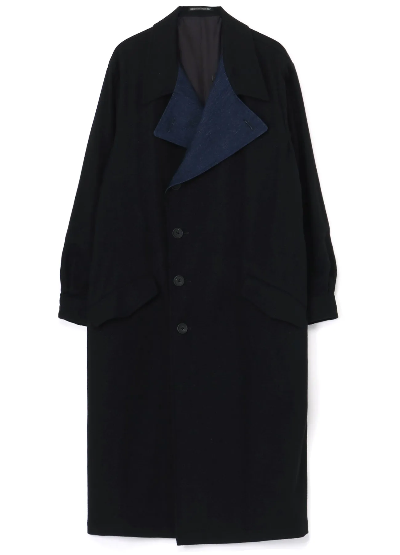 014/1 135/2 FLANNEL X DENIM COAT