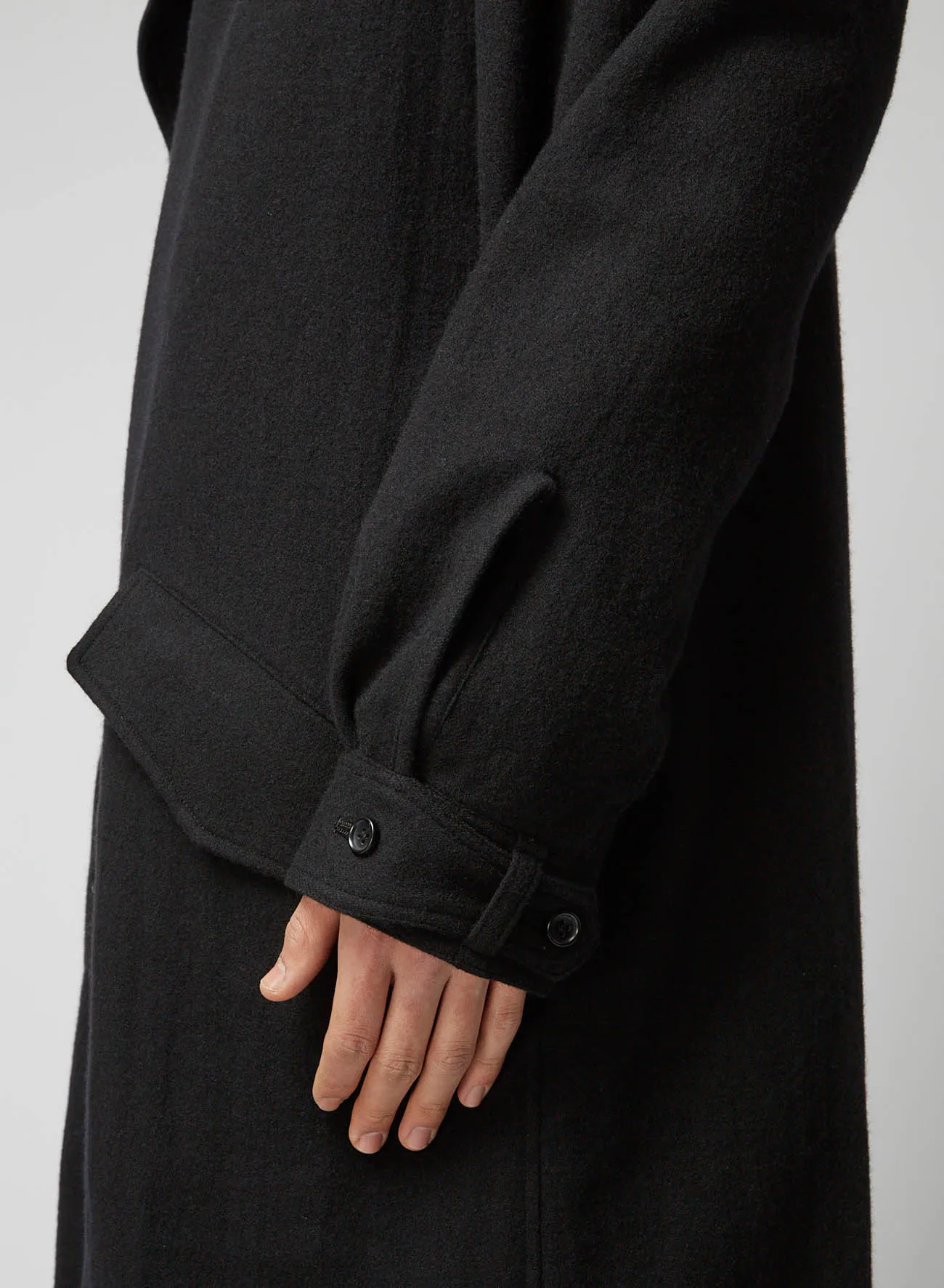 014/1 135/2 FLANNEL X DENIM COAT