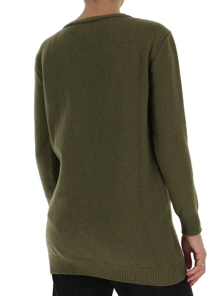 Alberta Ferretti Friday Mini Sweater Dress