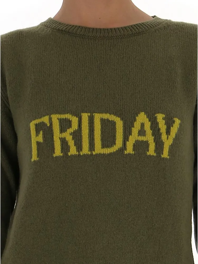 Alberta Ferretti Friday Mini Sweater Dress