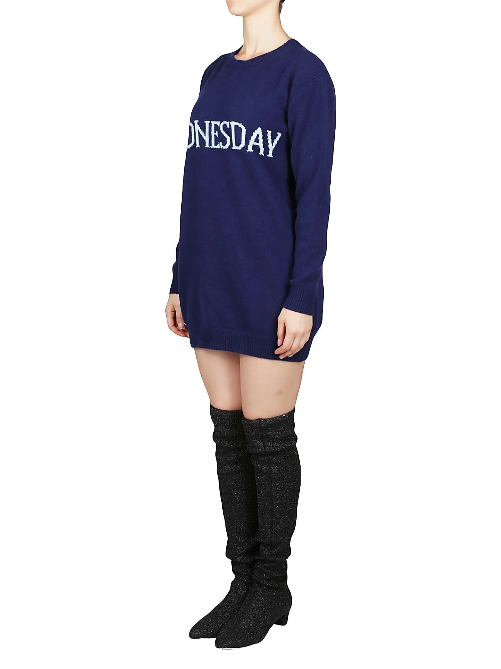 Alberta Ferretti Wednesday Sweater Dress