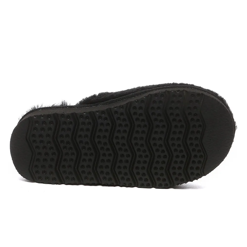 AUSTRALIAN SHEPHERD UGG Kids Fluffy Slides Slingback Kamari #AS2068K