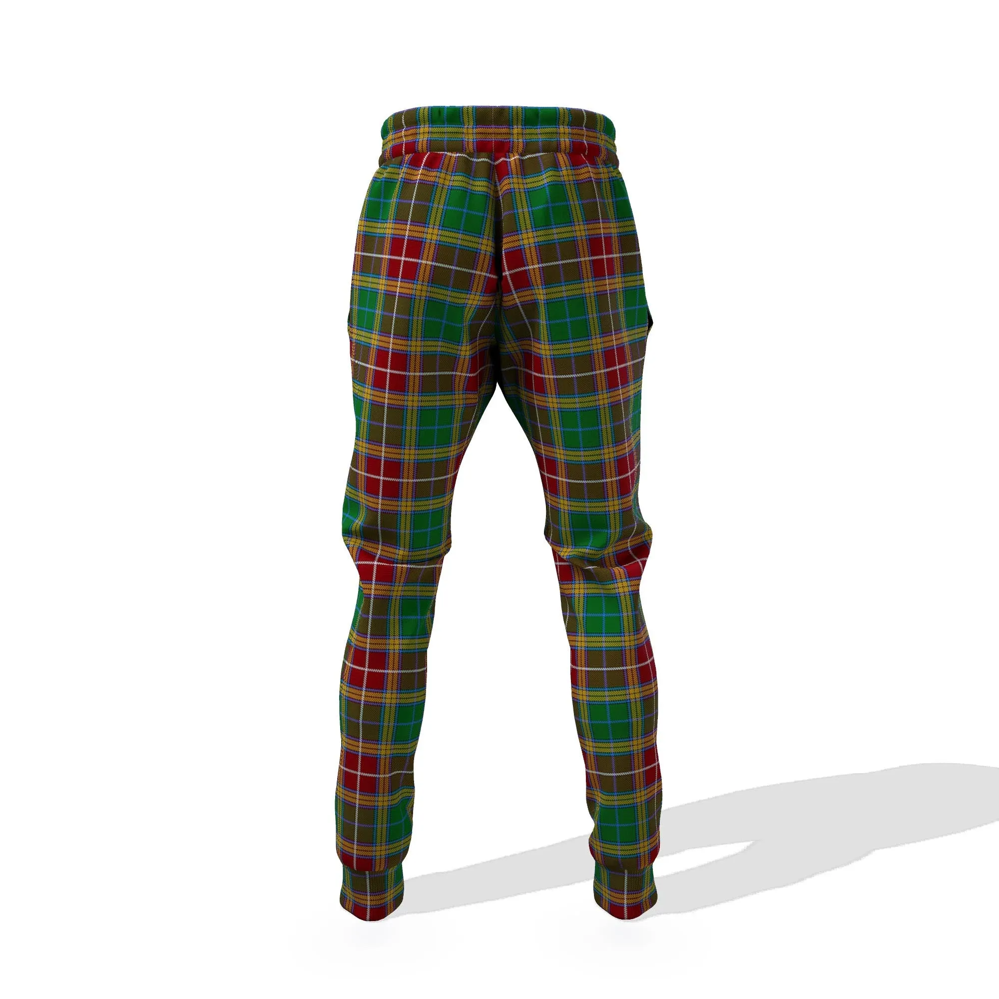 Baxter Tartan Joggers Pants with Family Crest