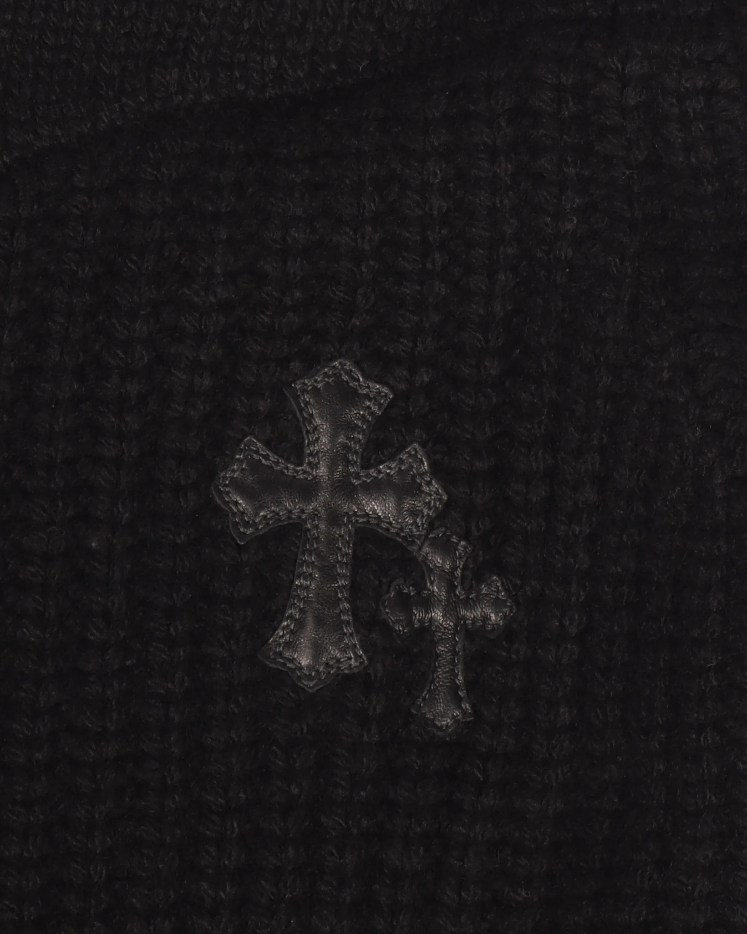 Cross Patch Cashmere Sweater-Dress