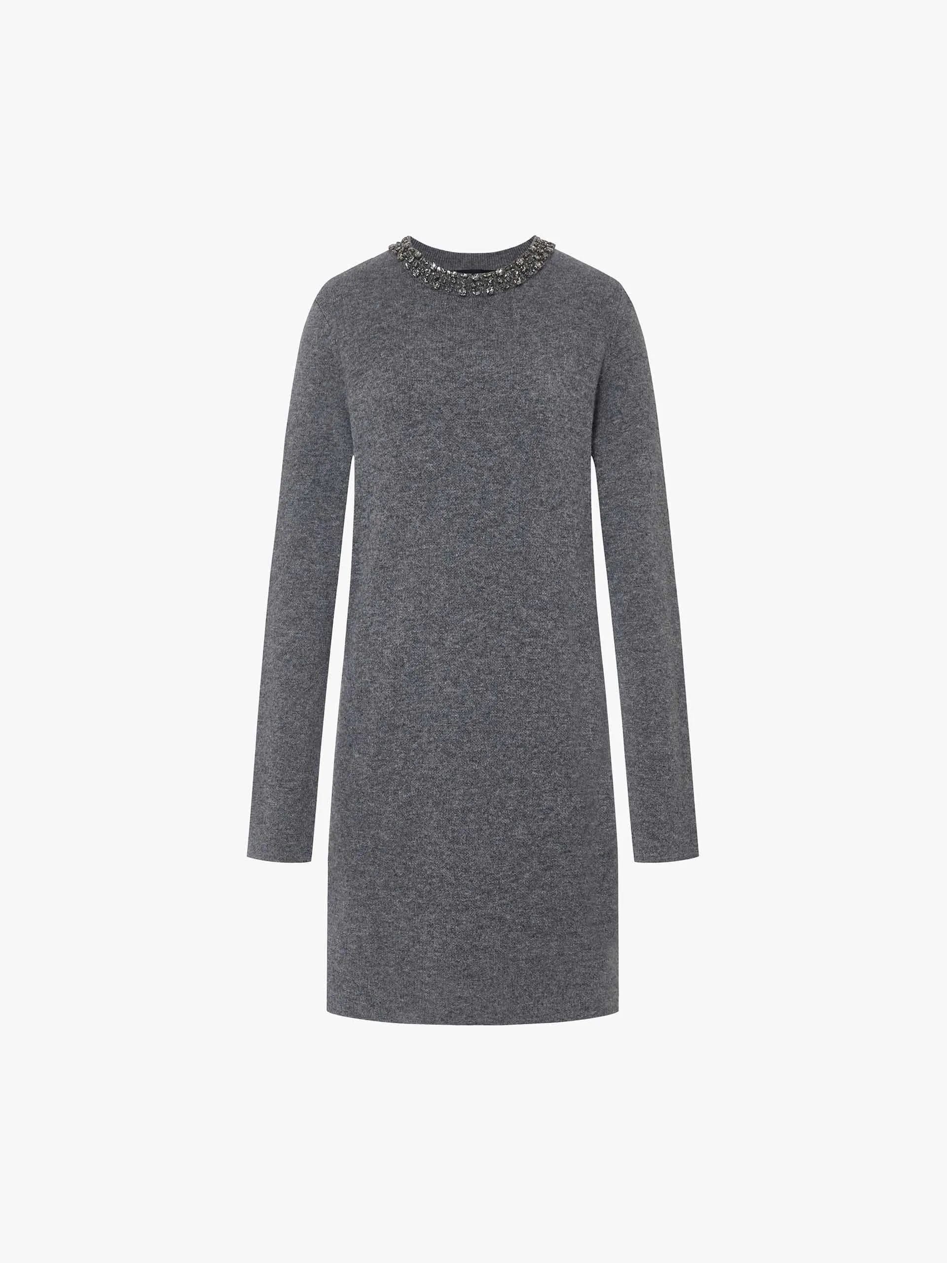 Crystal Collar Mini Dress