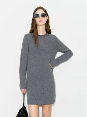 Crystal Collar Mini Dress