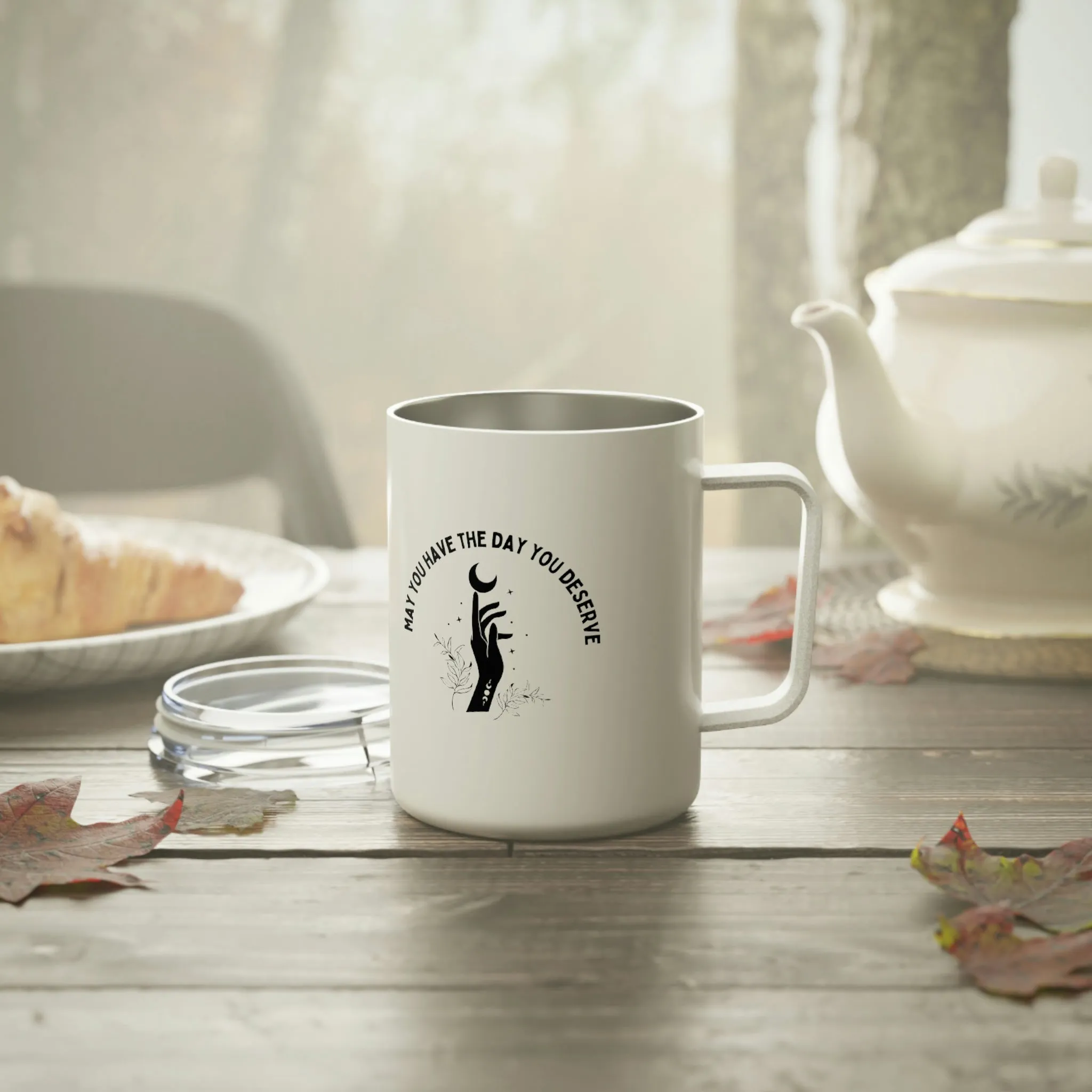 day you deserve Insulated Coffee Mug, 10oz