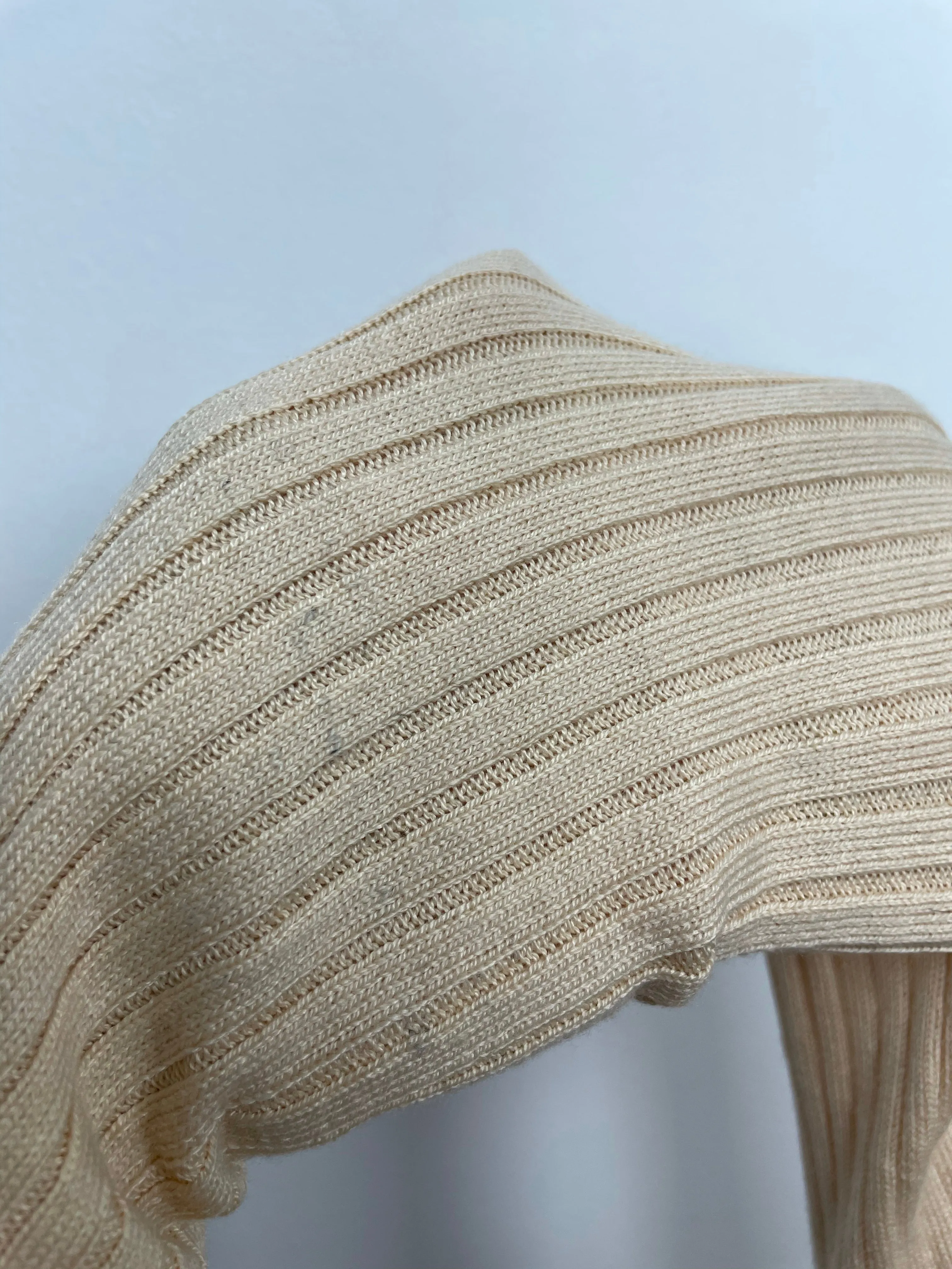Fincati Cream Cashmere and Wool Blend Sweater Dress- Size S (see notes)