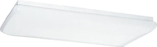 Four Light Flush Mount from the Fluorescent Ceiling Collection in White Finish by Generation Lighting