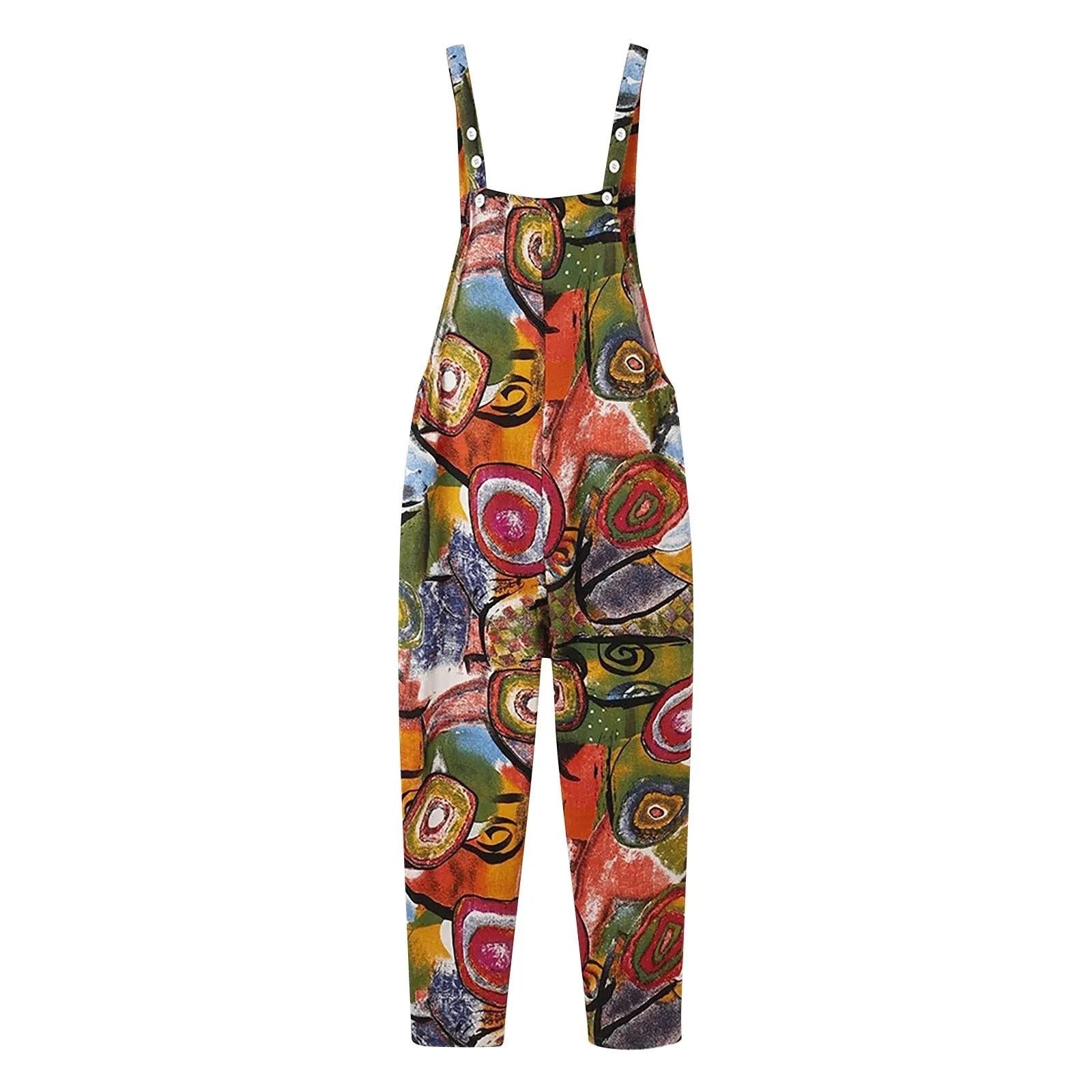 Funki Buys | Pants | Women's Boho Loose Fit Wide Leg Romper