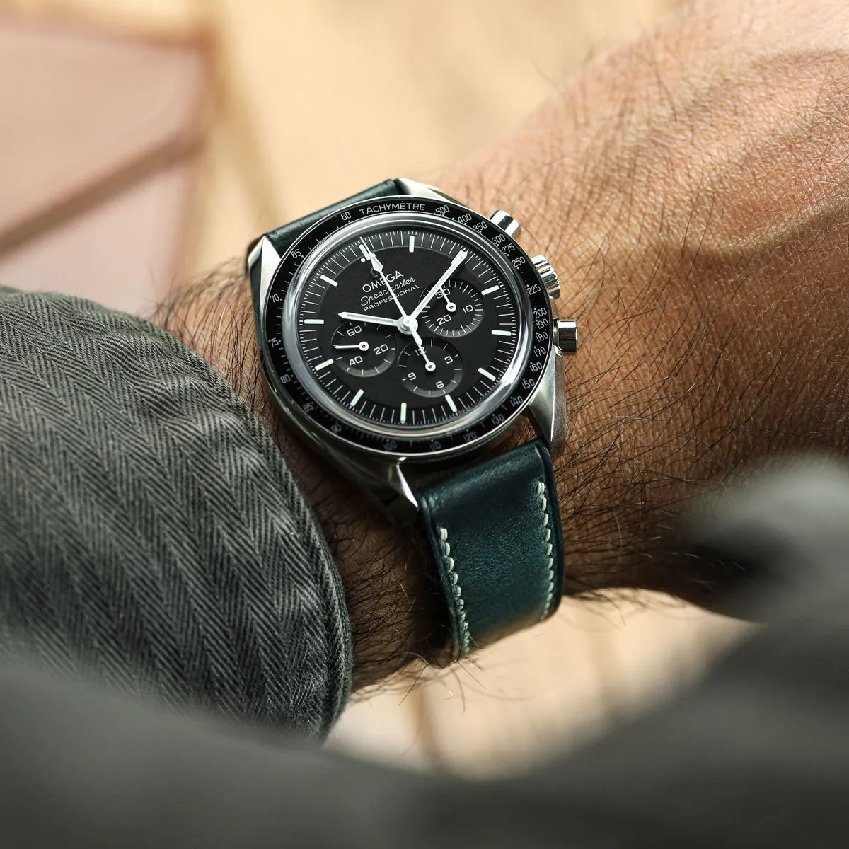 Genuine Horween Chromexcel® Watch Strap - Navy