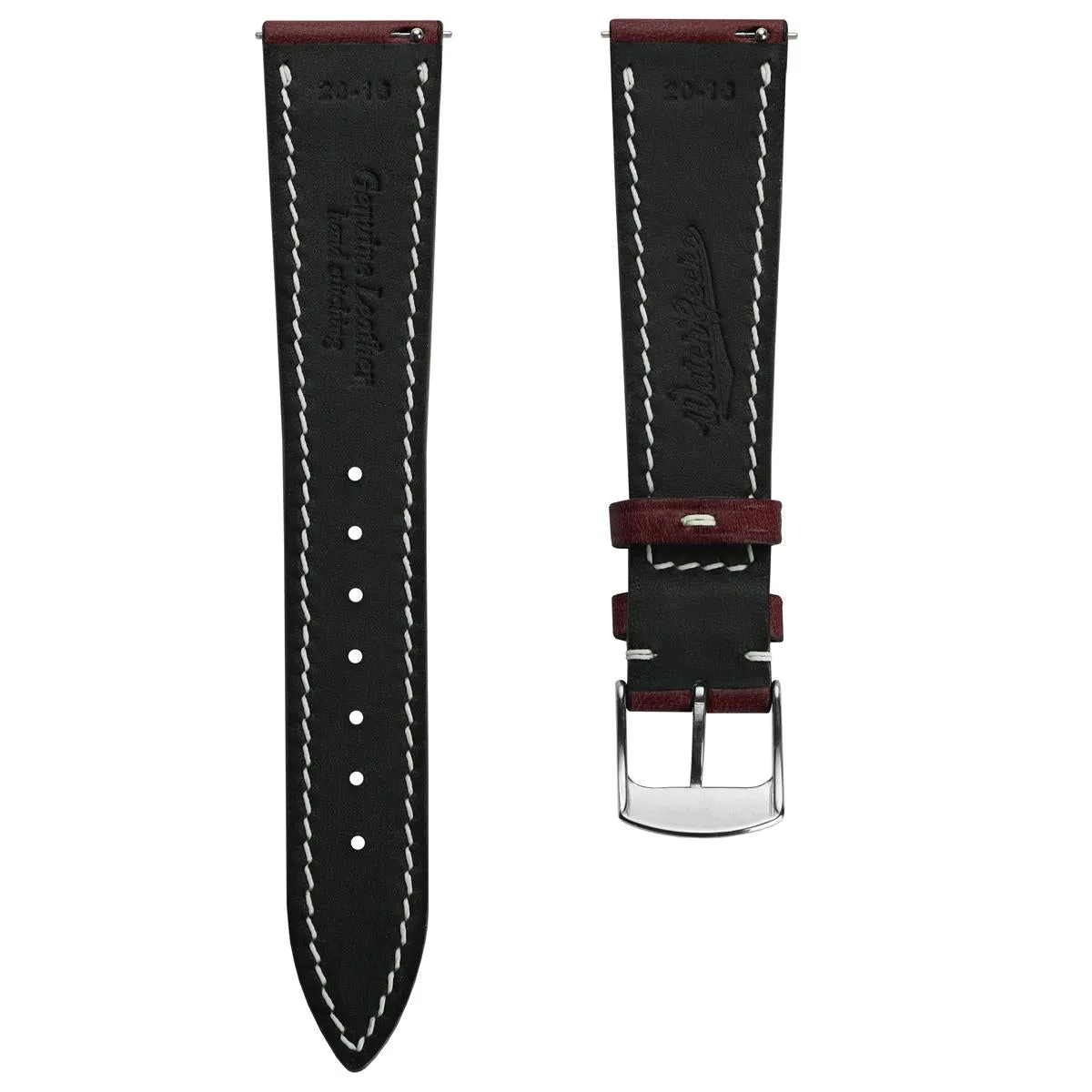 Genuine Horween Chromexcel® Watch Strap - Red