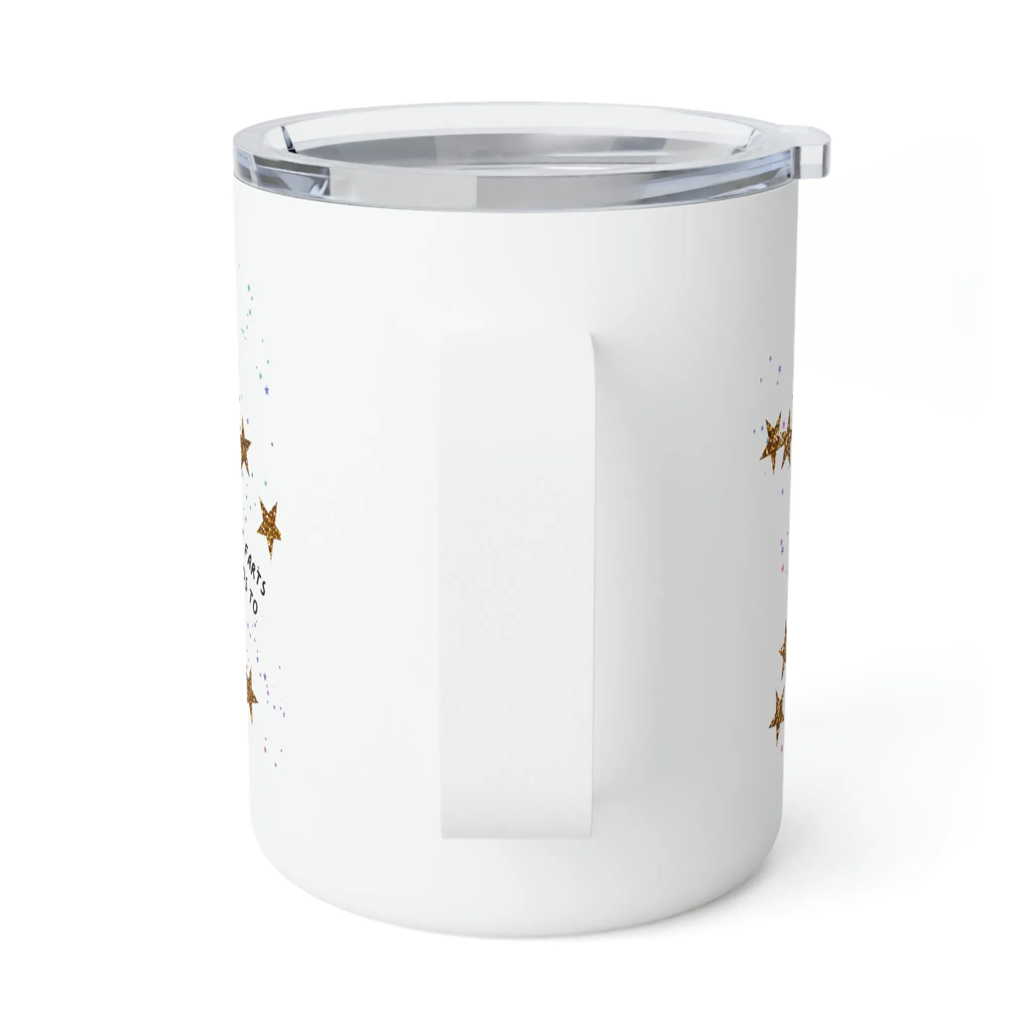 glitter farts Insulated Coffee Mug, 10oz