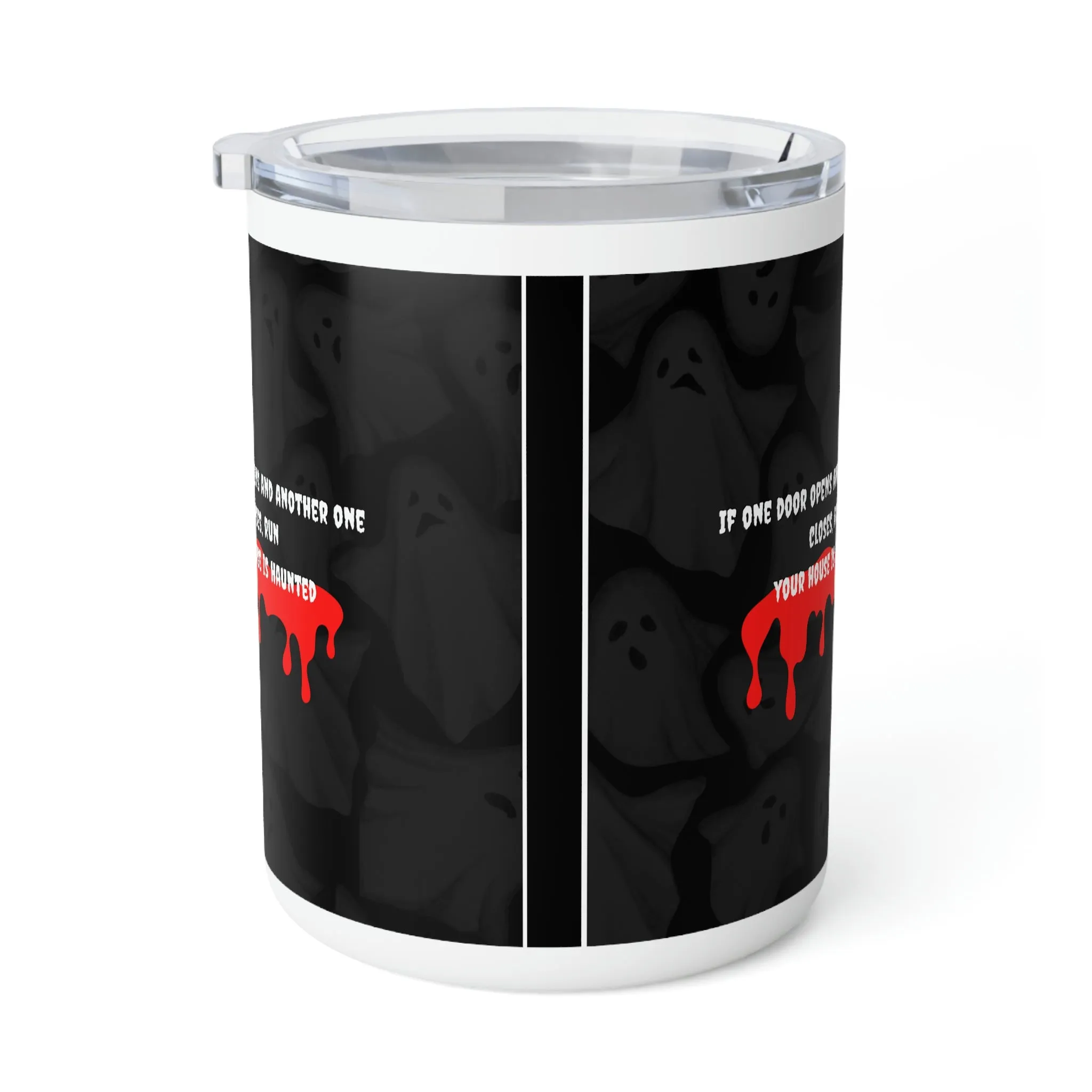 haunted house Insulated Coffee Mug, 10oz