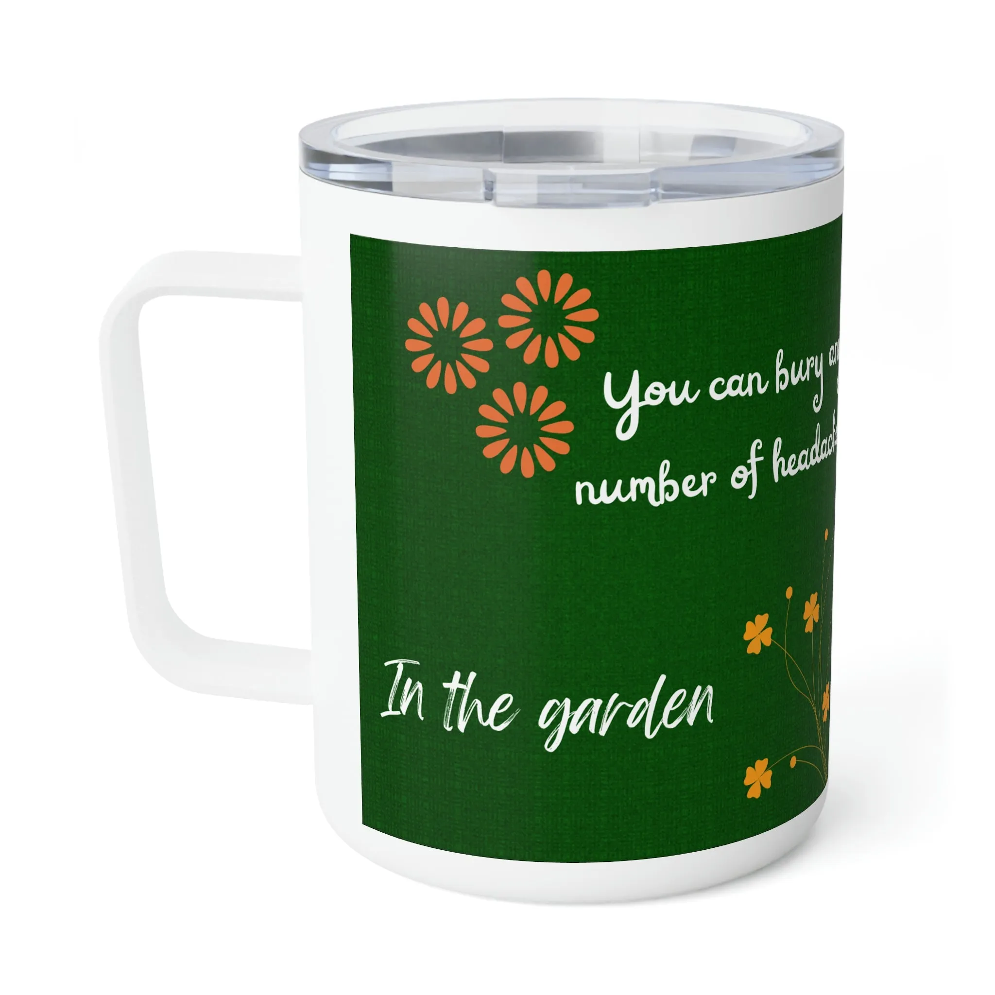 Headaches in the Garden Insulated Coffee Mug, 10oz
