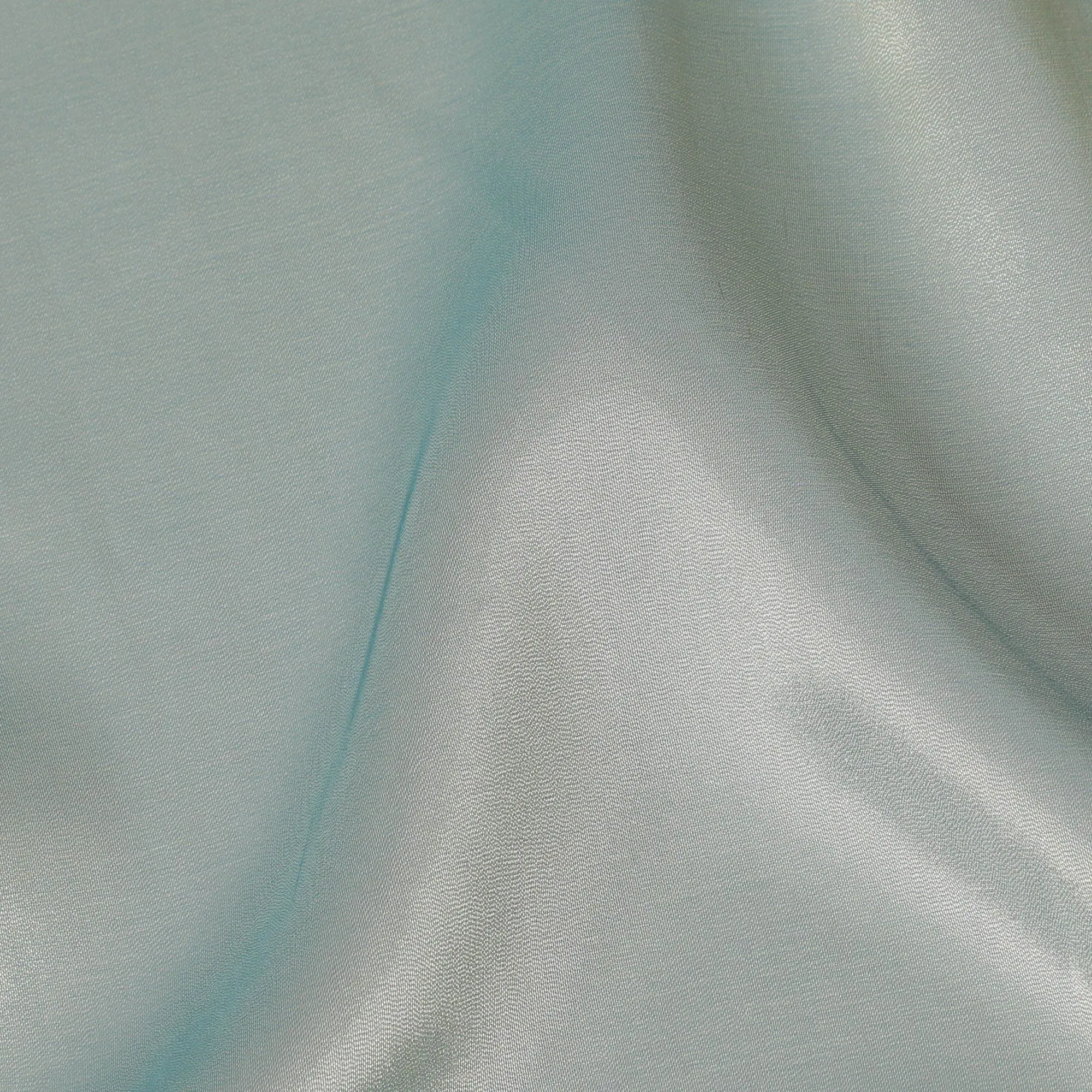 Icy Blue French Silk Lame Fabric - 110cm Width, Luxurious Sheen-D18426