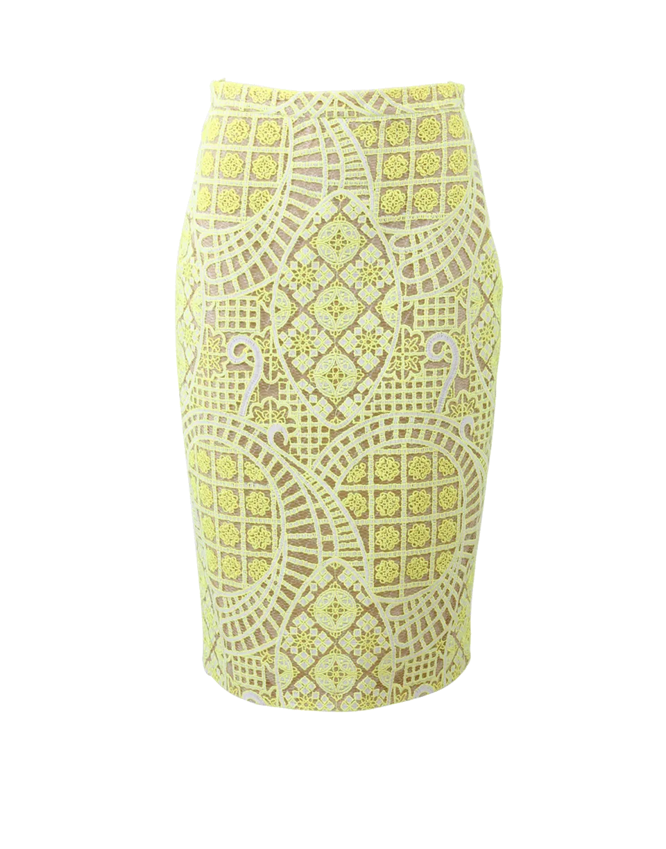 Iona Lace Pencil Skirt