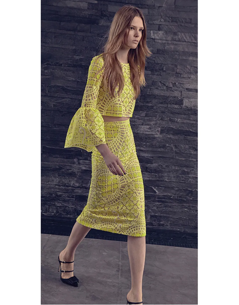 Iona Lace Pencil Skirt