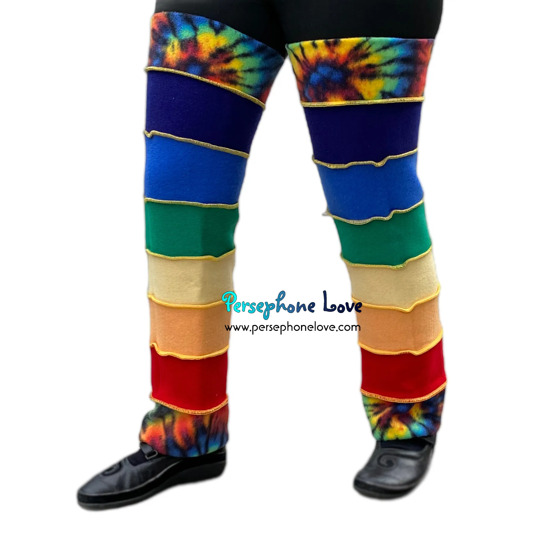 Katwise-inspired felted 90% cashmere/merino wool leg warmers-1606