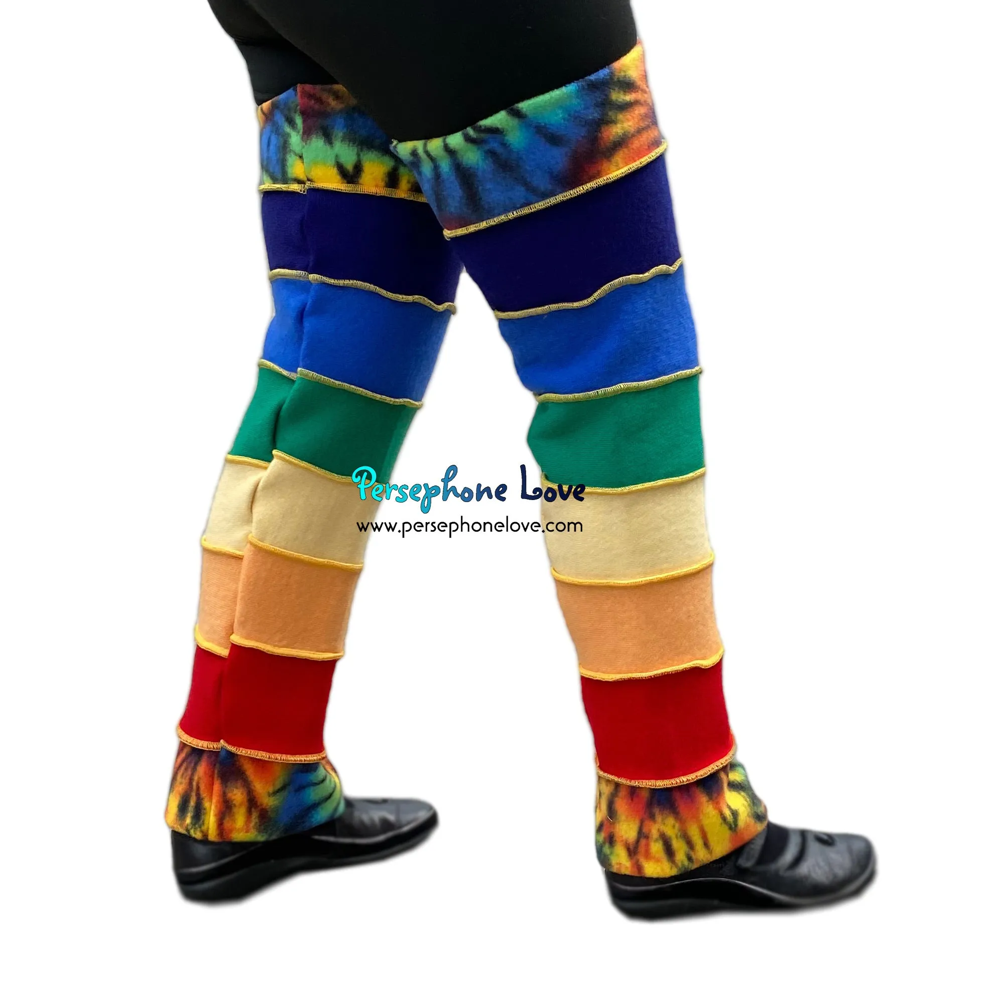 Katwise-inspired felted 90% cashmere/merino wool leg warmers-1606