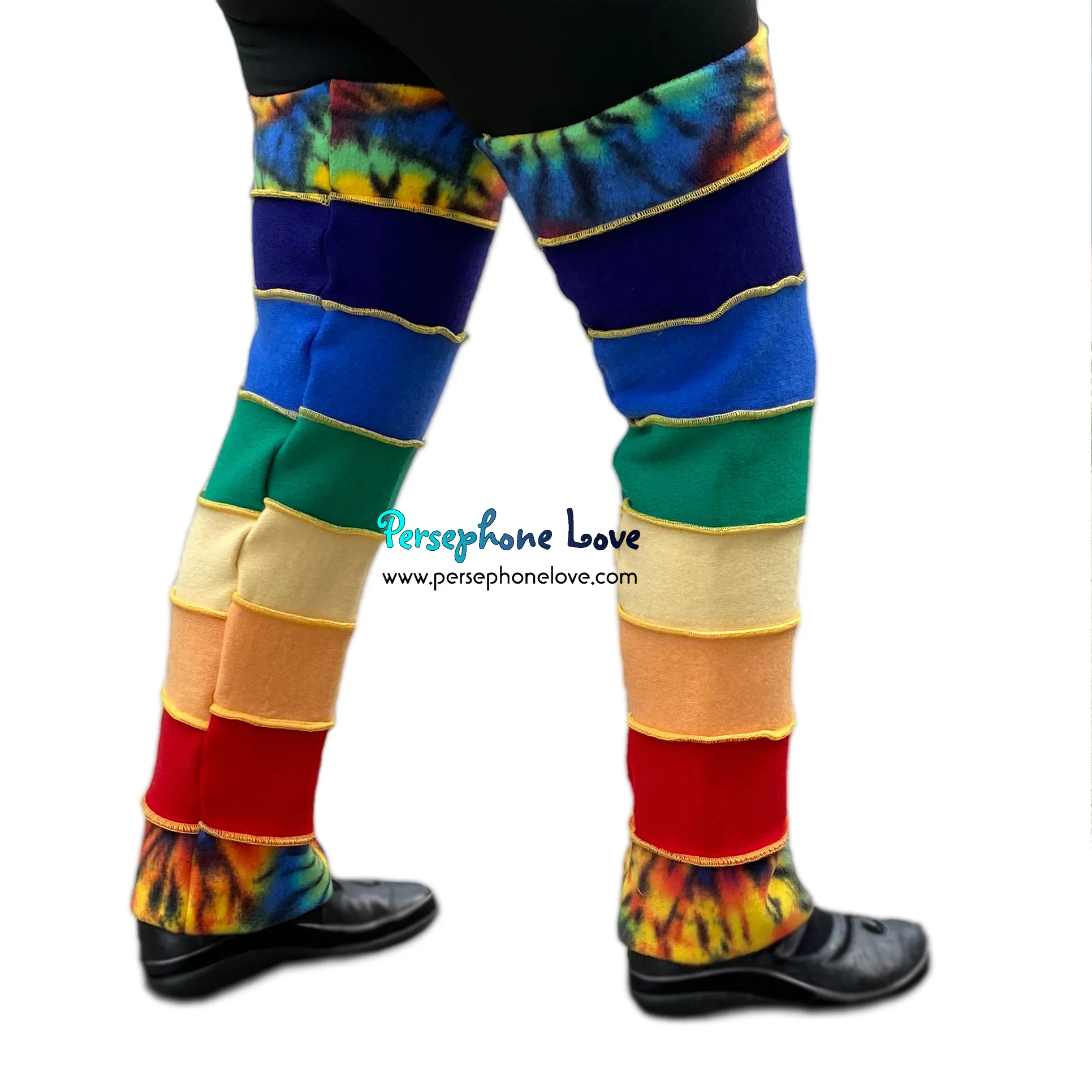 Katwise-inspired felted 90% cashmere/merino wool leg warmers-1606