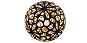 LED Chandelier from the Groovy Collection in Black/Gold & White Finish by Modern Forms
