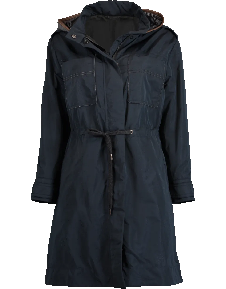 Long Taffeta Jacket