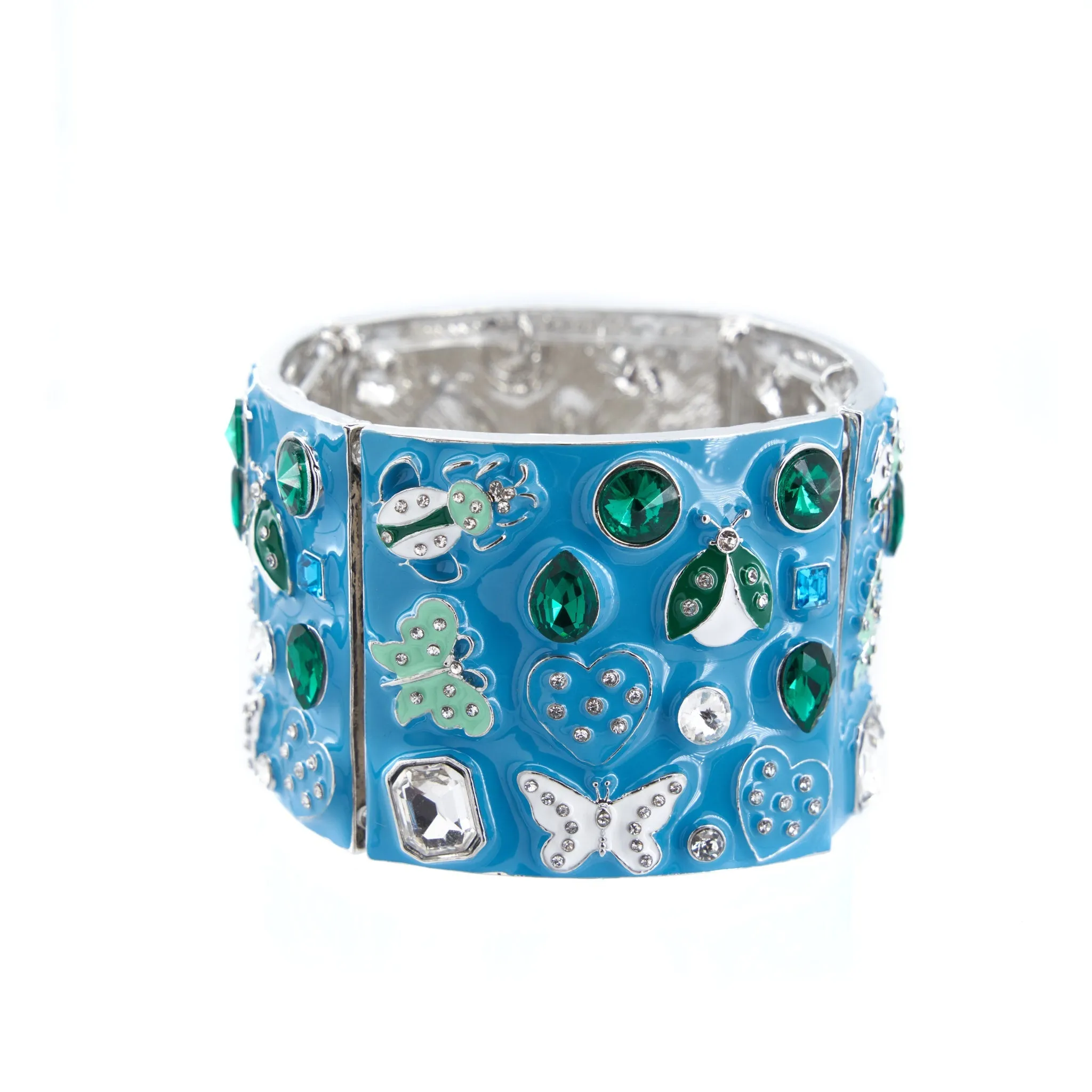 Lovebug Stretch Cuff - Teal Mint