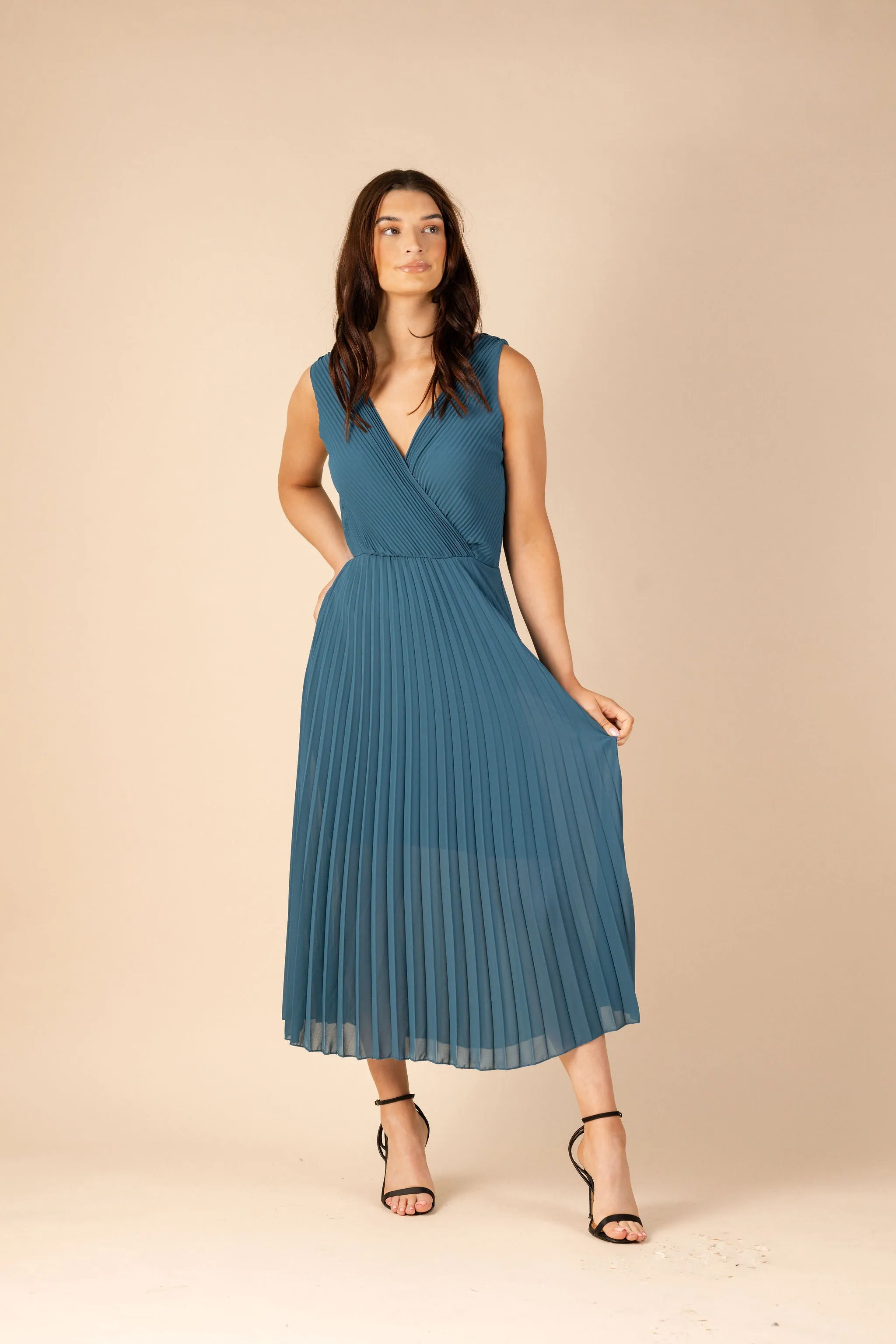 Lundi Teal Dress