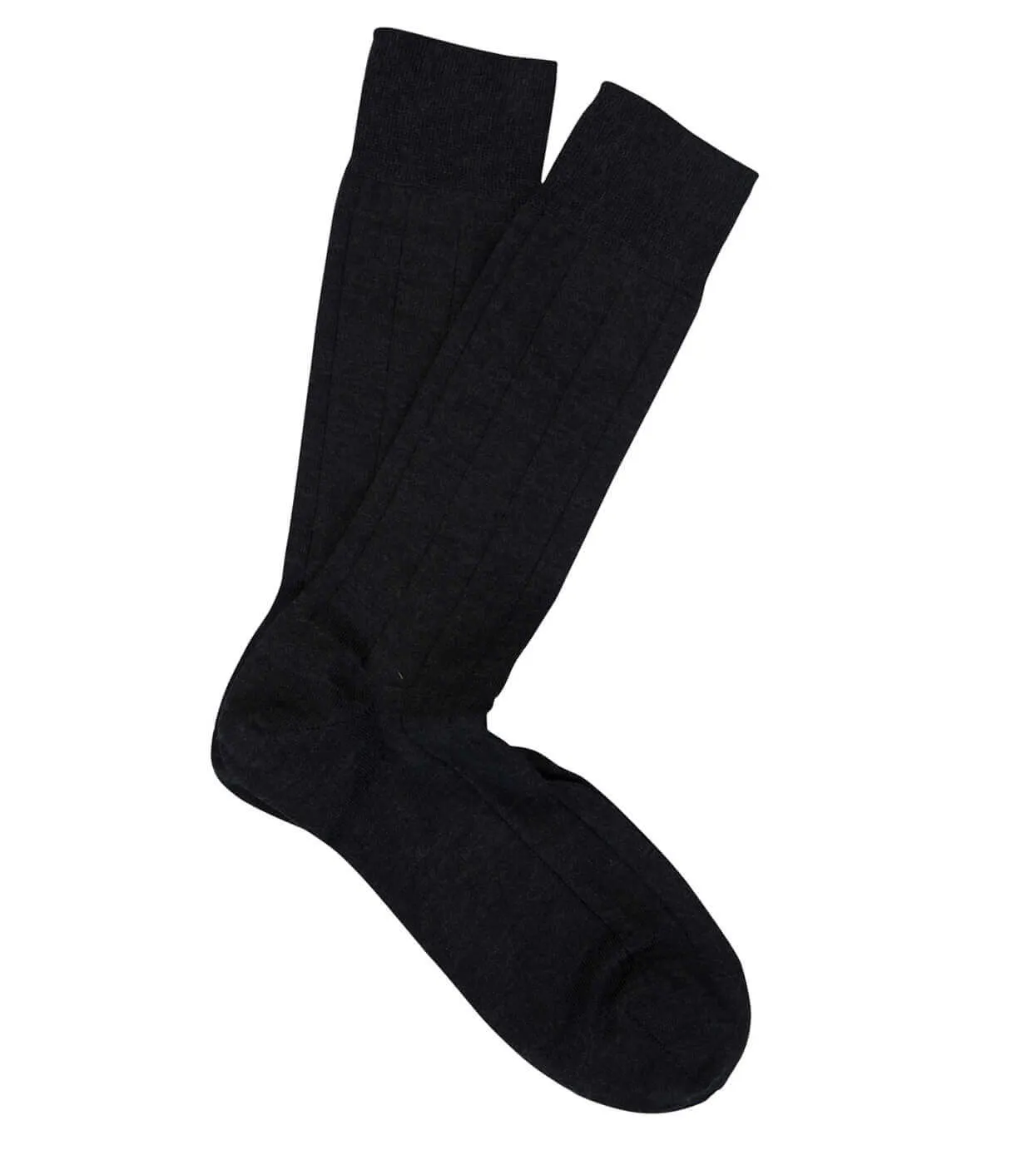 MARCOLIANI Light Cashmere Ribbed Dress Sock  Colors