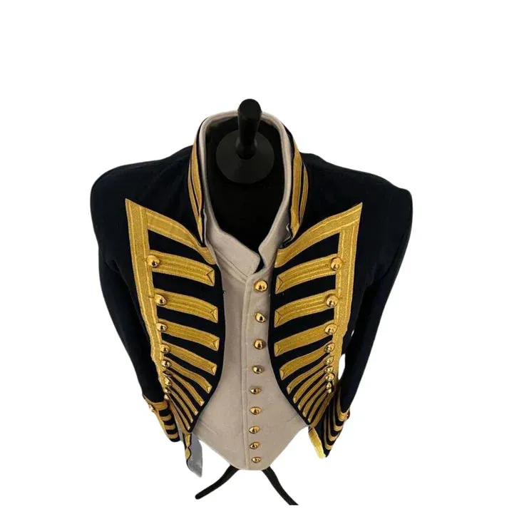 Napoleonic Regency Naval Admiral's Frock Coat with Waistcoat