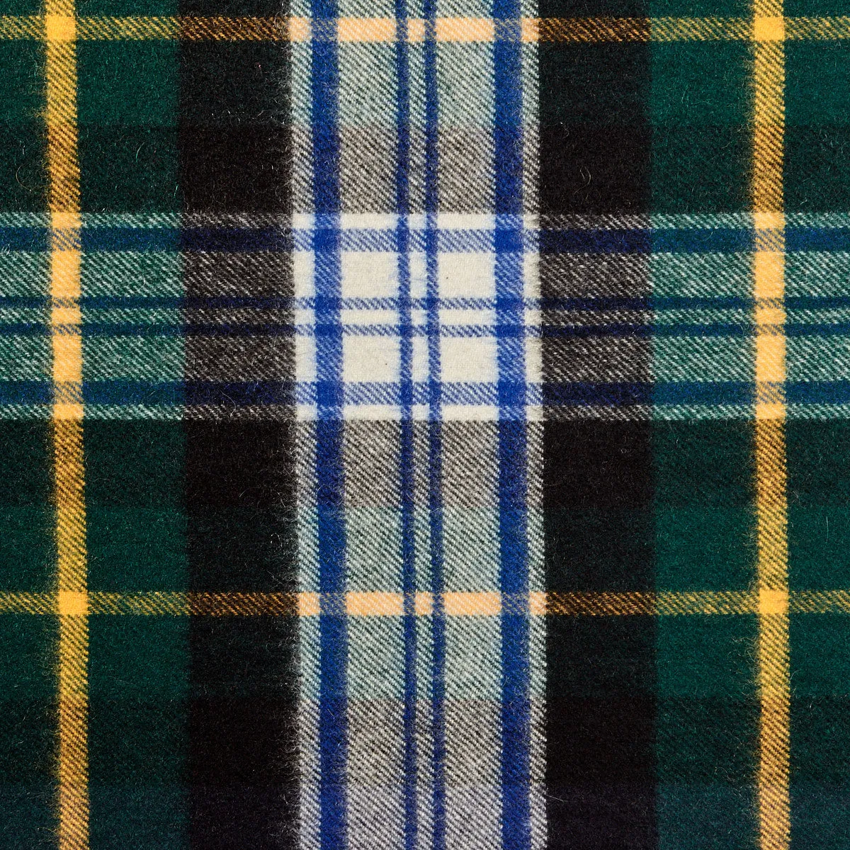 Navy Checked Dress Gordon Cashmere Scarf