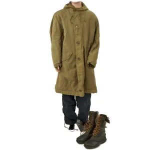 Original U.S WWII Navy N1 Winter Parka, Blue Deck Trousers, and M-1943 Winter Shoepacks - As Published in Reference Book Original U.S WWII Navy N1 Winter Parka, Blue Deck Trousers, and M-1943 Winter Shoepacks - As Published in Reference Book
