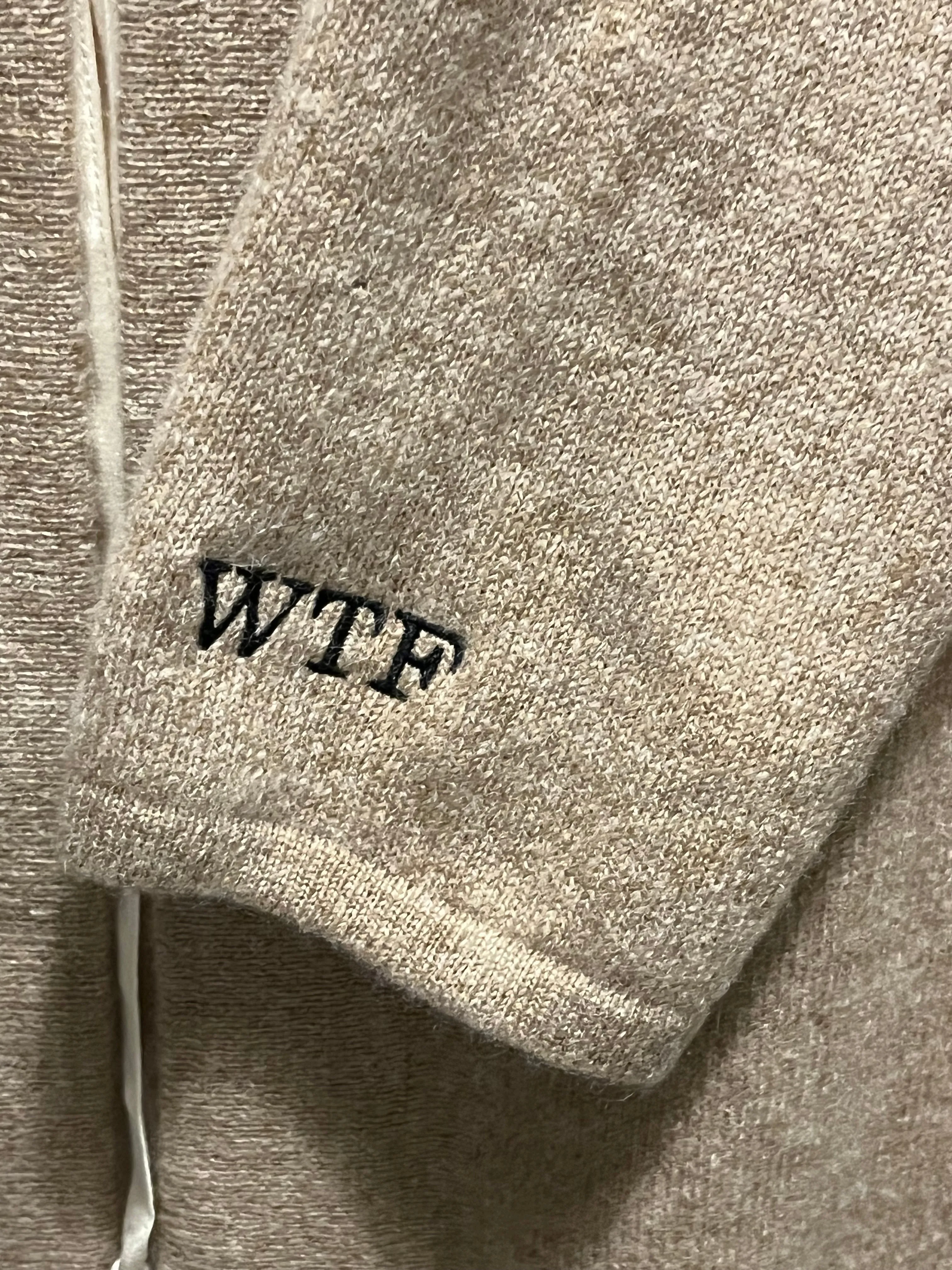 Our classic crew neck cashmere sweater *available in Black, H. Grey, Light blue, Terra cotta and Navy. Monogram Optional.