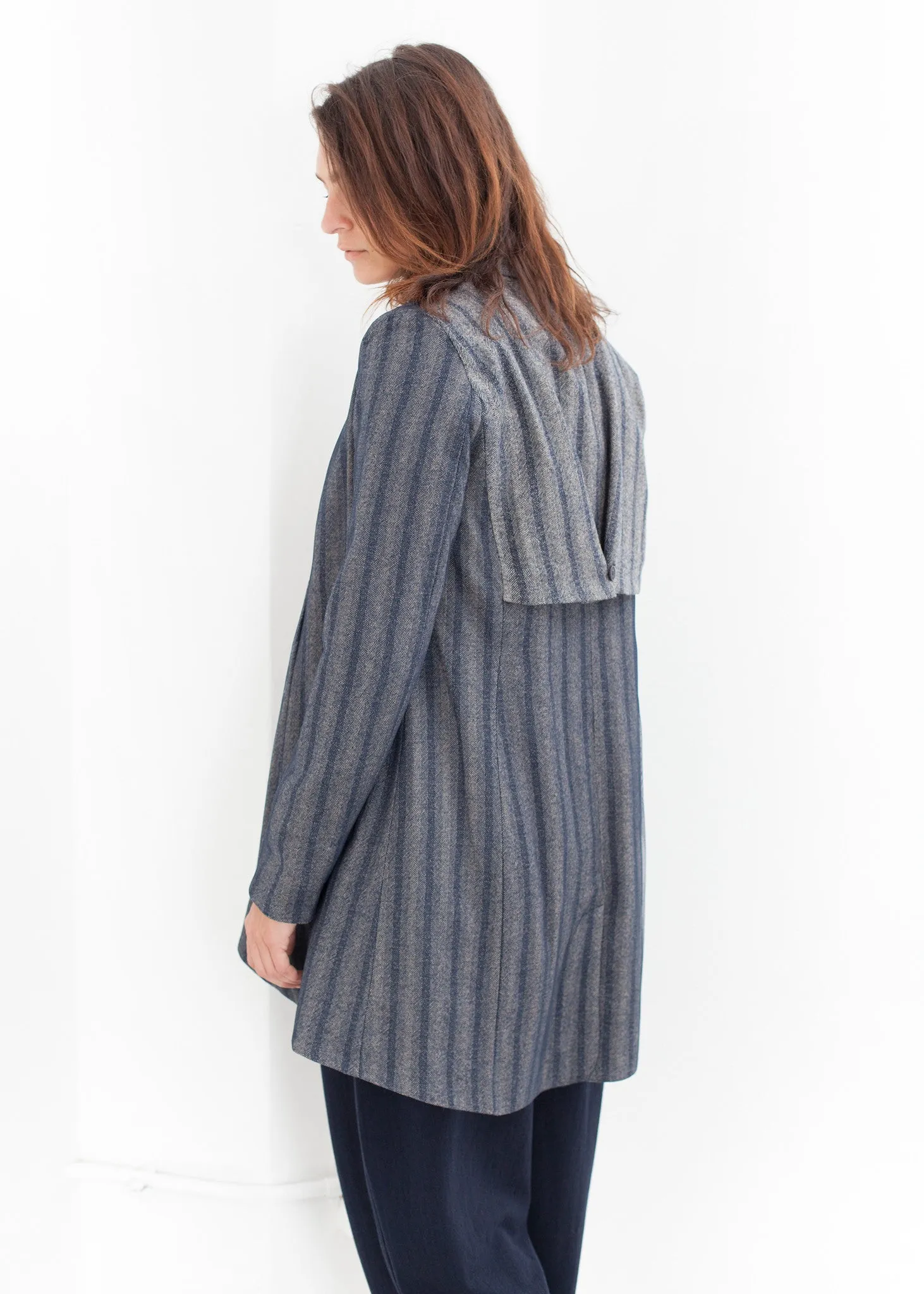 Panetier Jacket in Ink - Less Choice