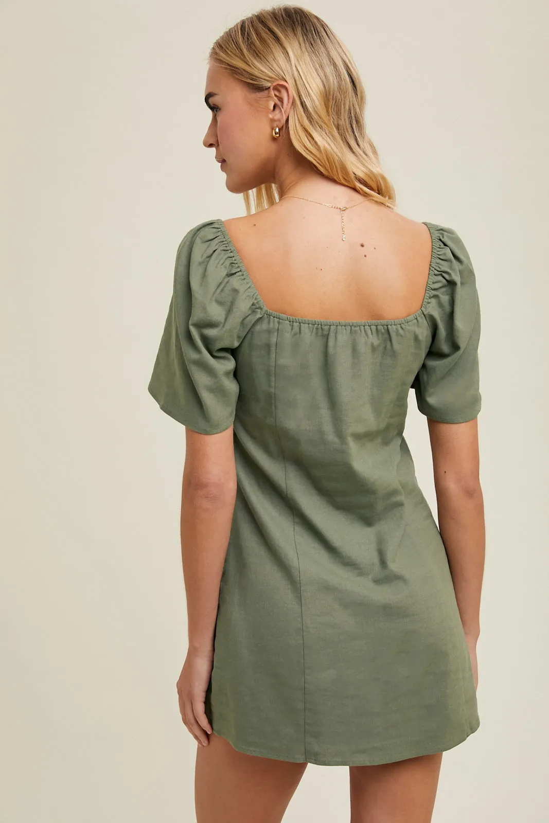 Peyton Dress (Olive)