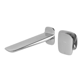 Phoenix Nuage Wall Basin/Bath Mixer Set 200mm - Chrome