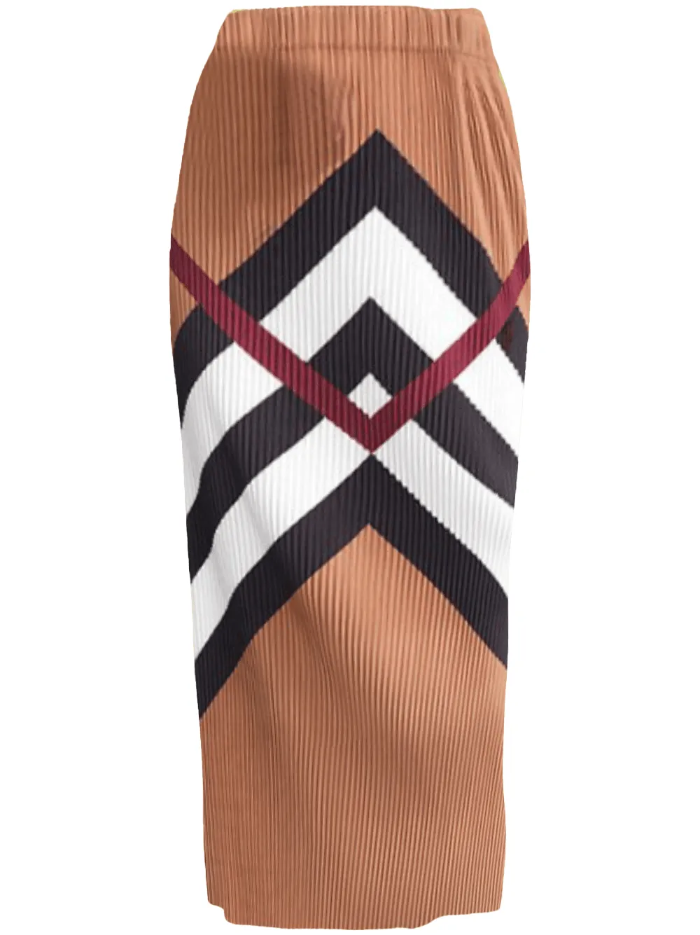 Pre Order:  Pleated Plaid Pencil Skirt