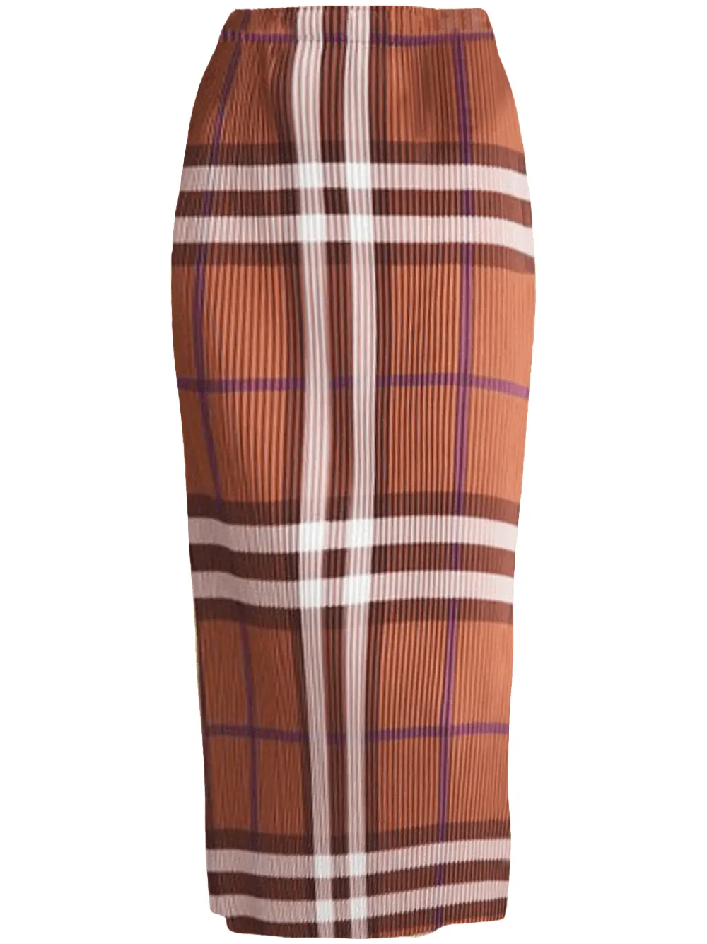 Pre Order:  Pleated Plaid Pencil Skirt