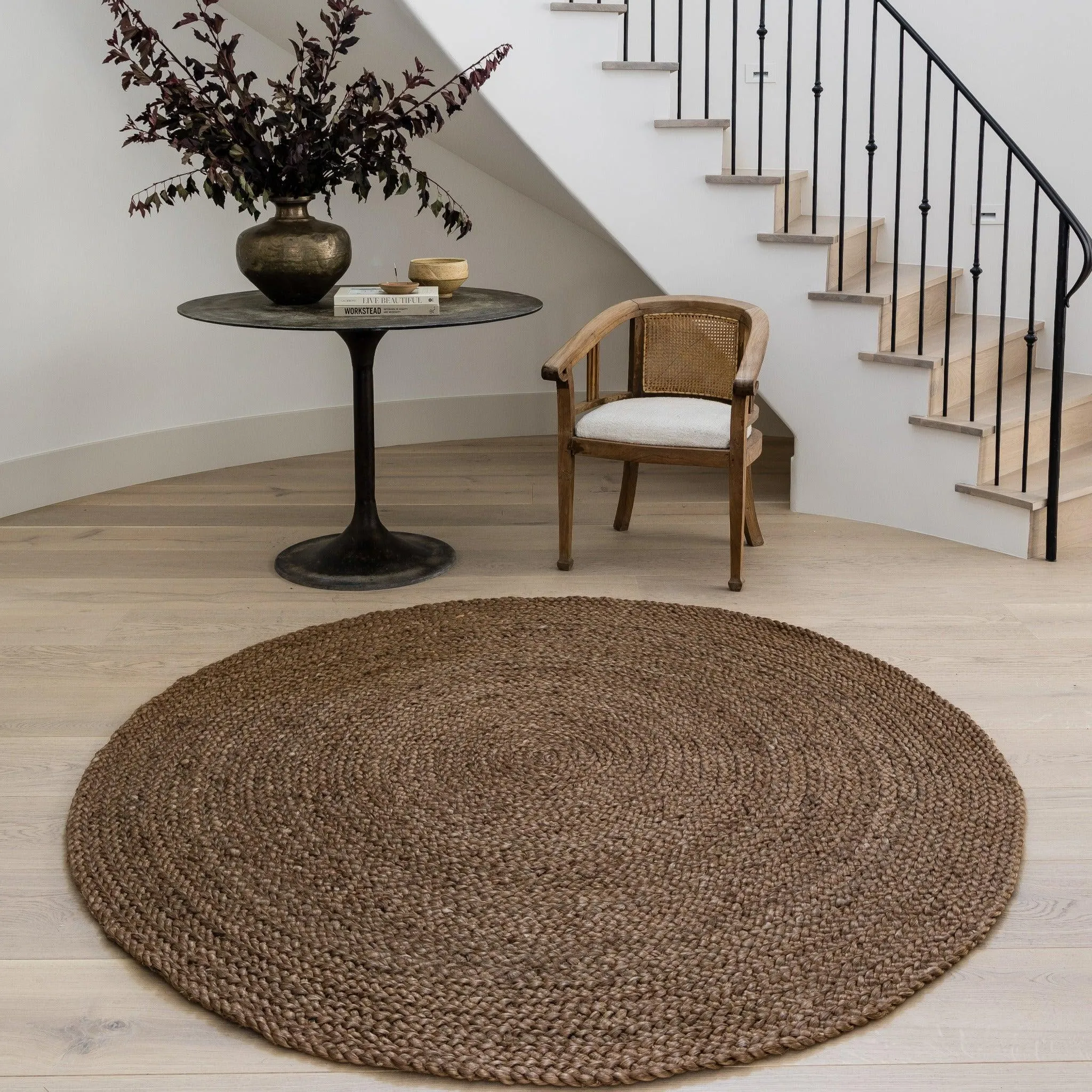 Pure Salt x Momeni Cassis Braid Walnut Rug