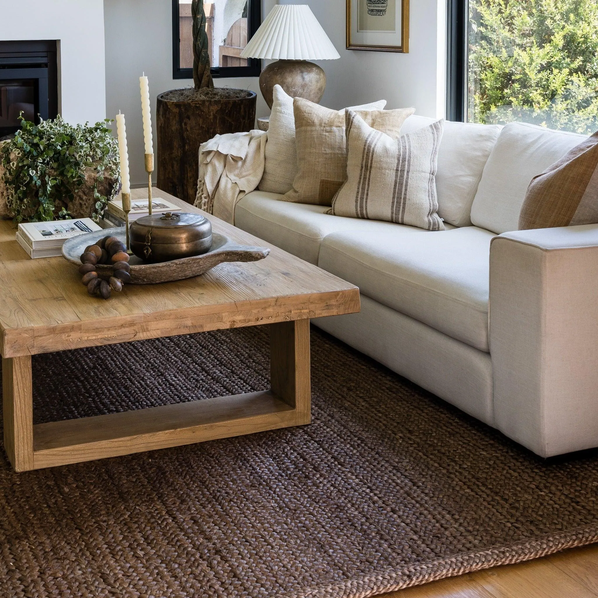 Pure Salt x Momeni Cassis Braid Walnut Rug