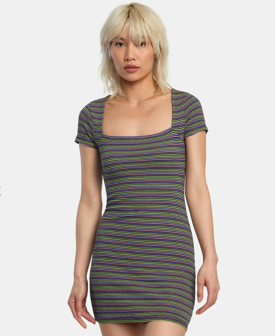 RVCA-Partition Mini Rib Knit Dress