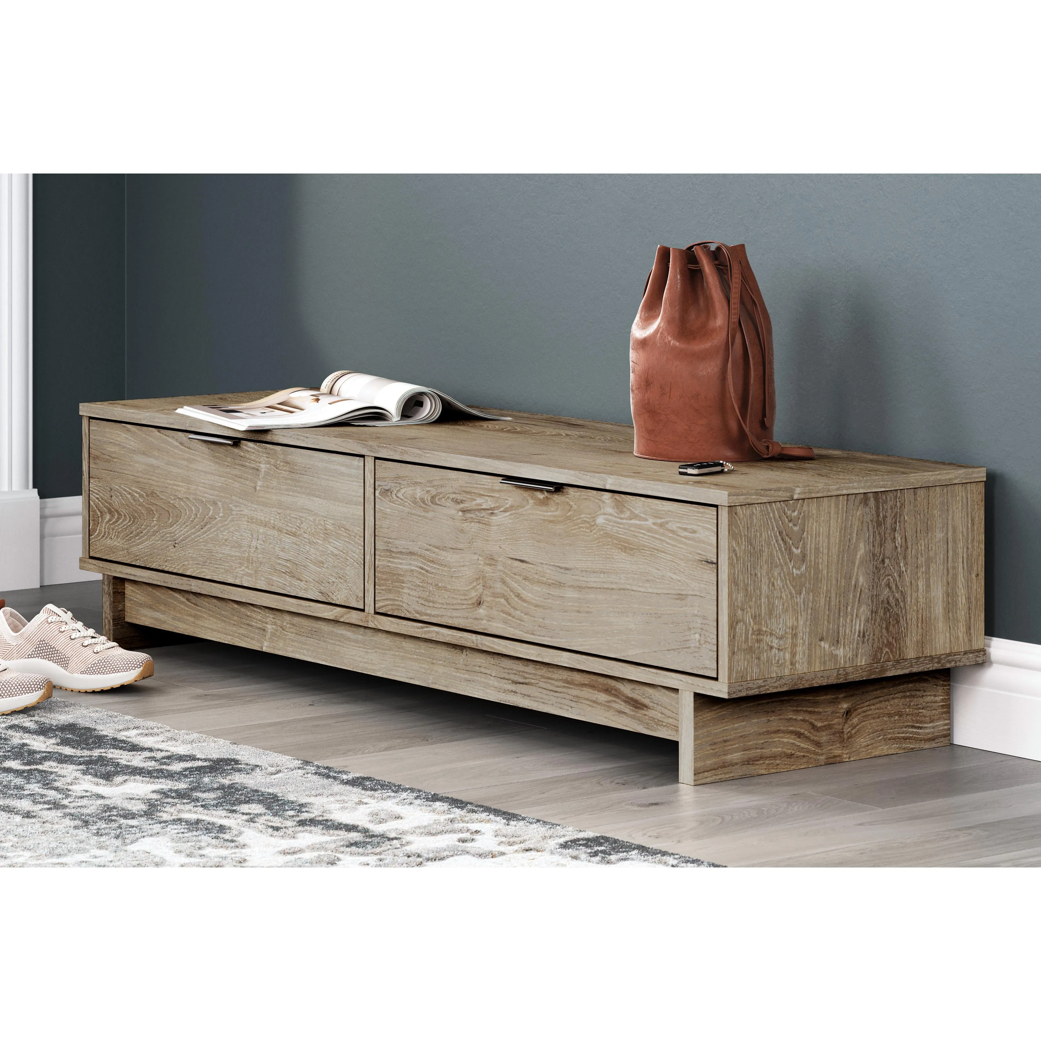 Signature Design by Ashley Oliah EA2270E1 Bench with Coat Rack