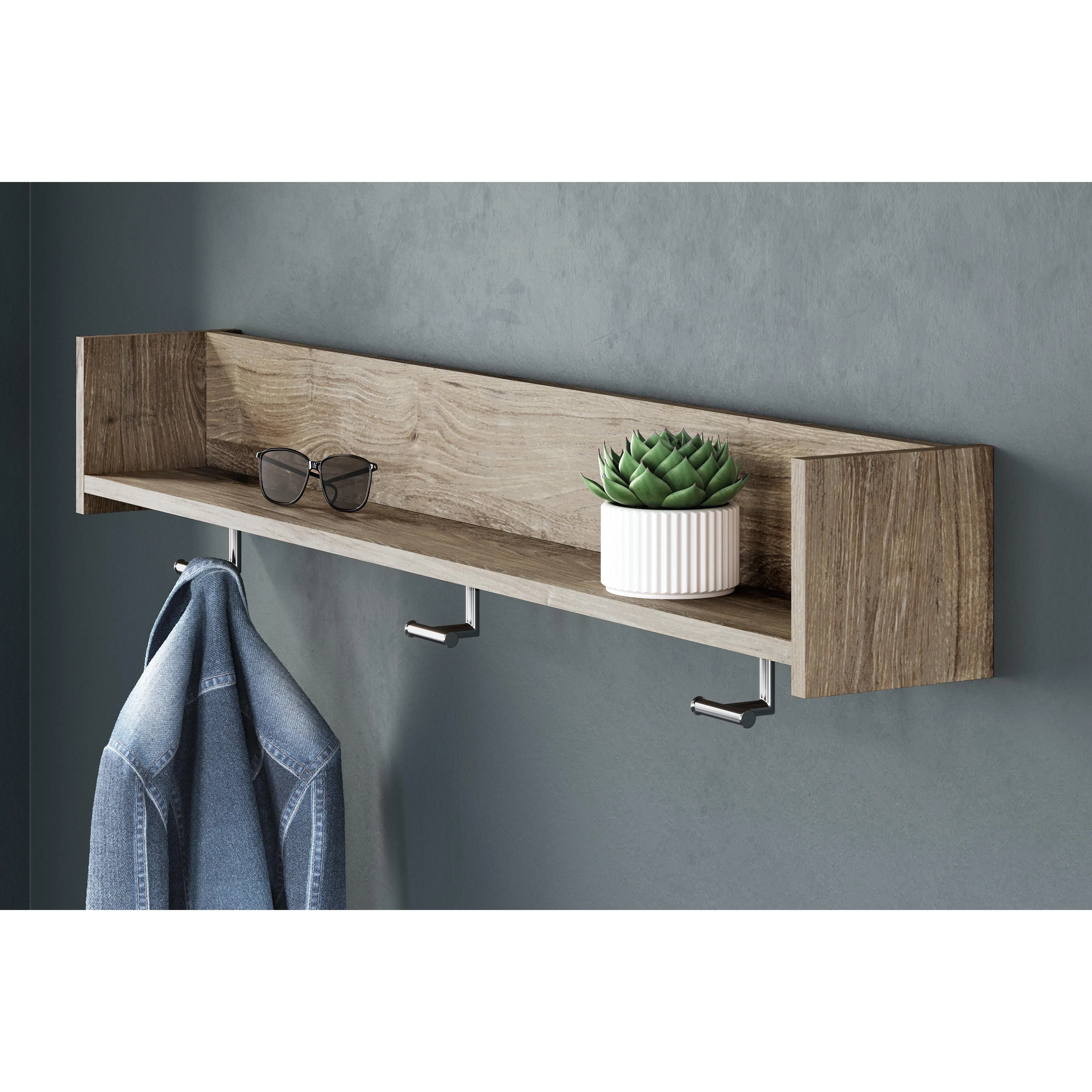 Signature Design by Ashley Oliah EA2270E1 Bench with Coat Rack