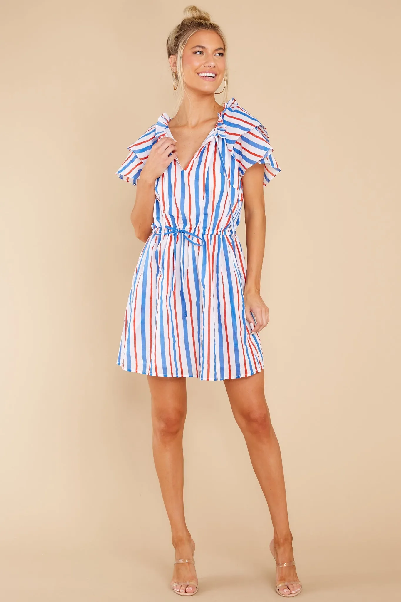 Tinsley Harbor Stripe Cherry Dress