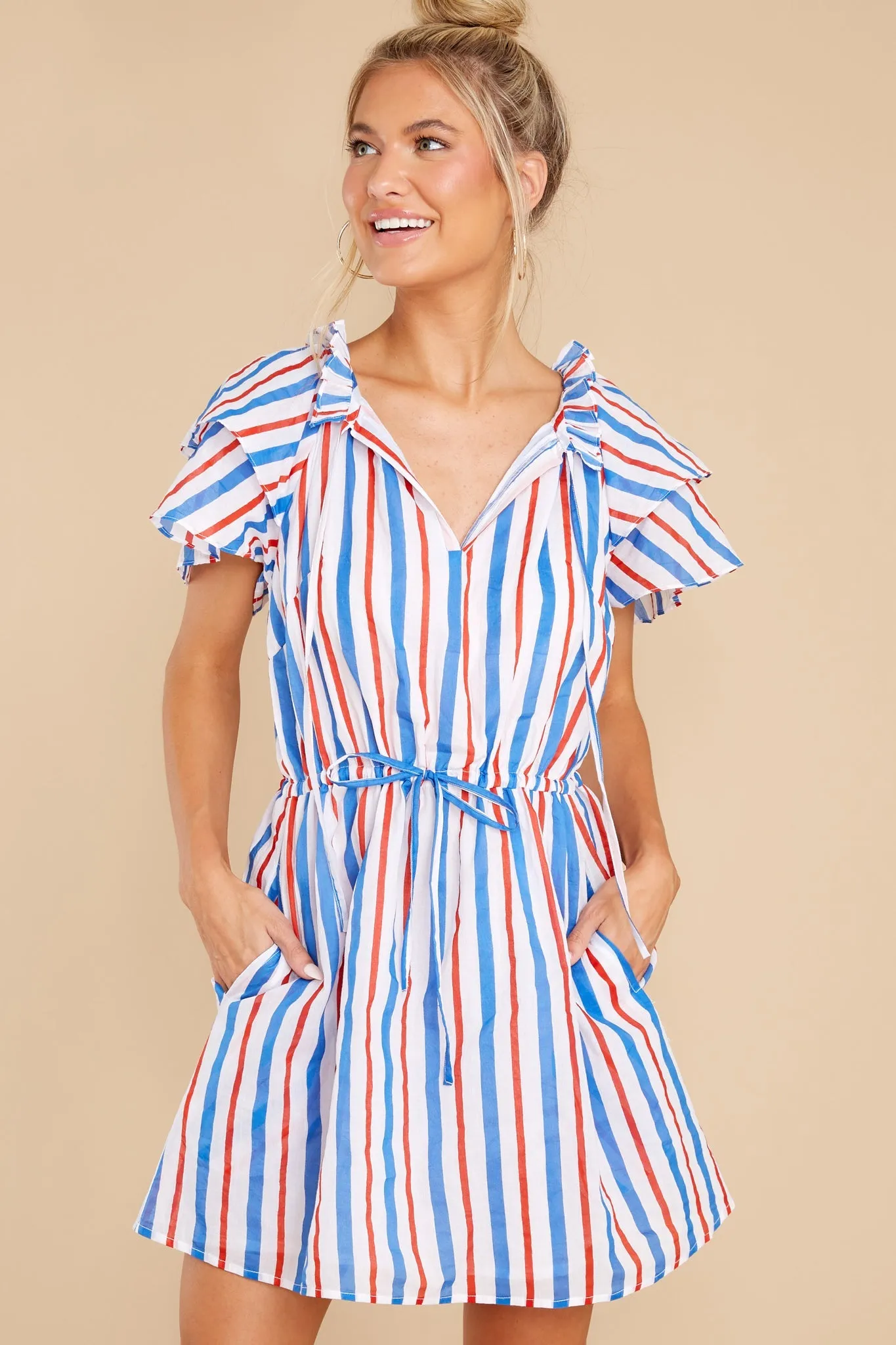 Tinsley Harbor Stripe Cherry Dress