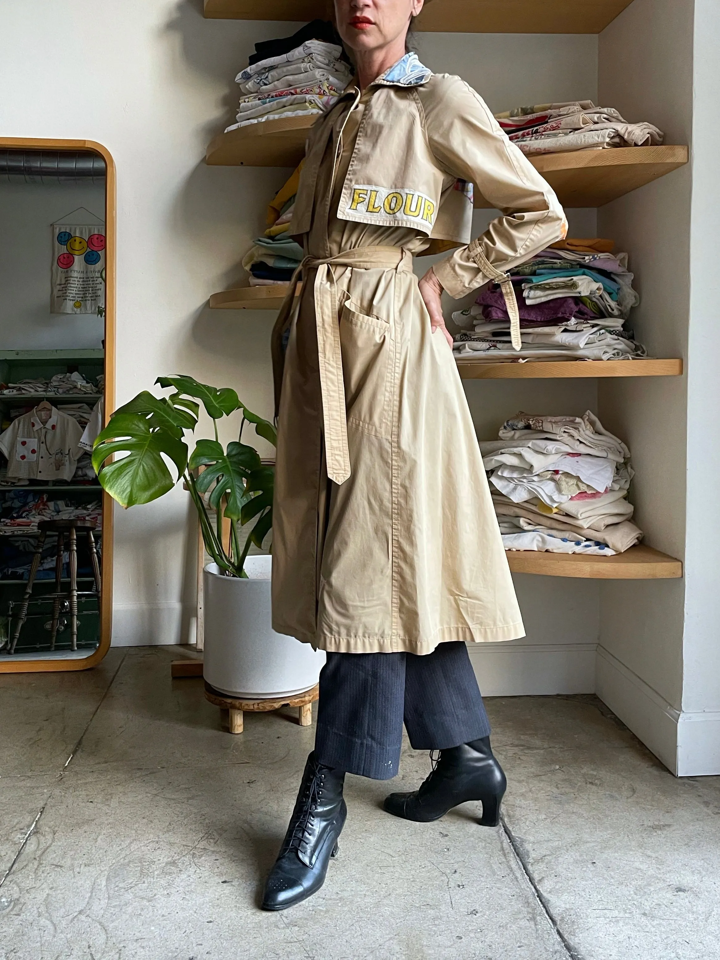 Universal Patchwork Trench Coat