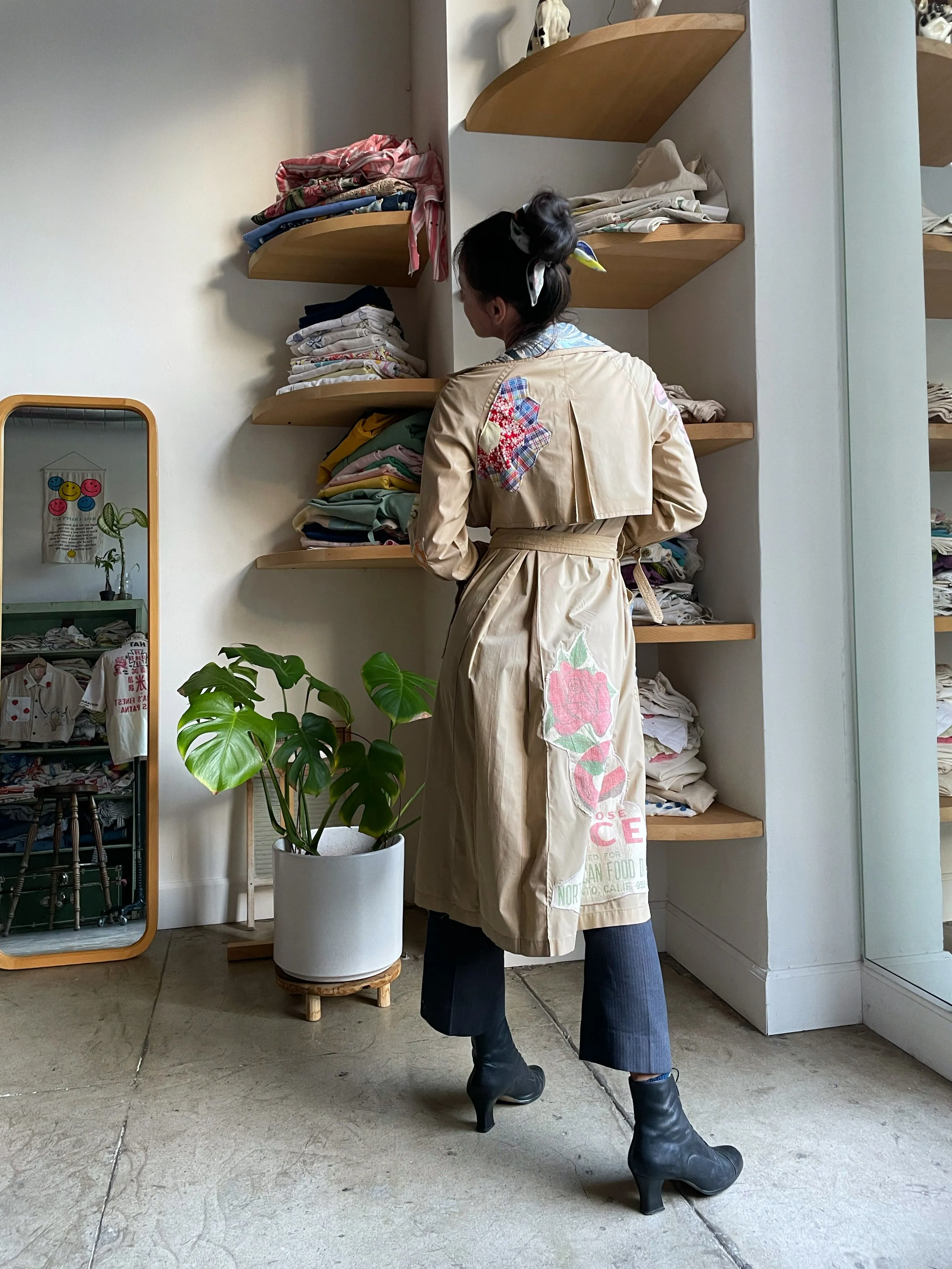 Universal Patchwork Trench Coat
