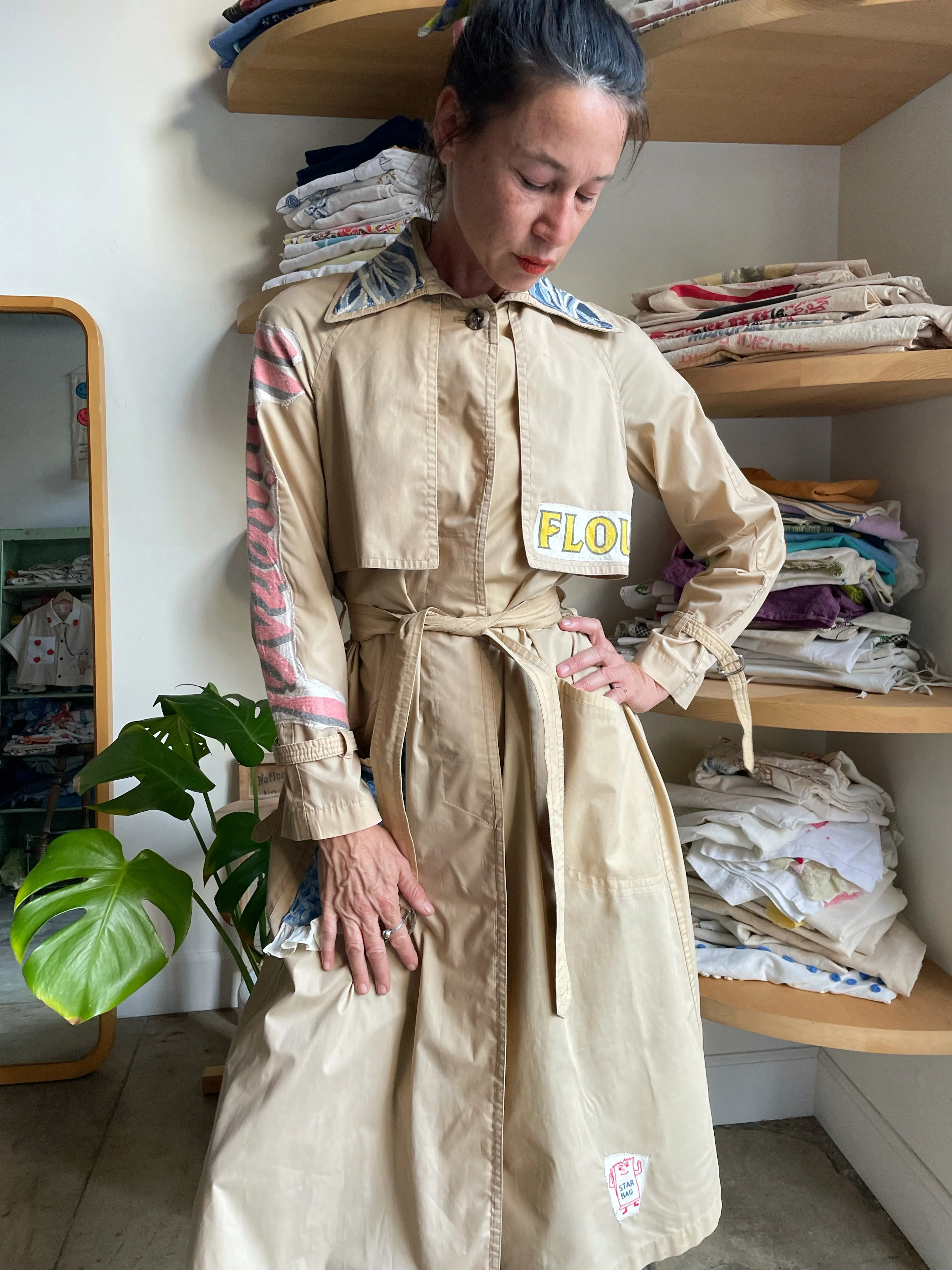 Universal Patchwork Trench Coat